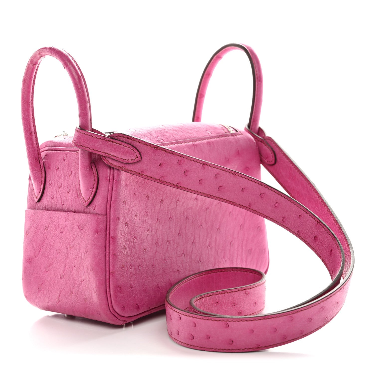 Ostrich Mini Lindy 20 Fuchsia