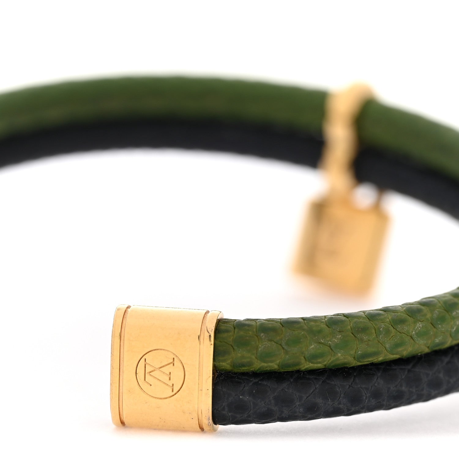 Snakeskin Keep It Twice Bracelet Blue Green