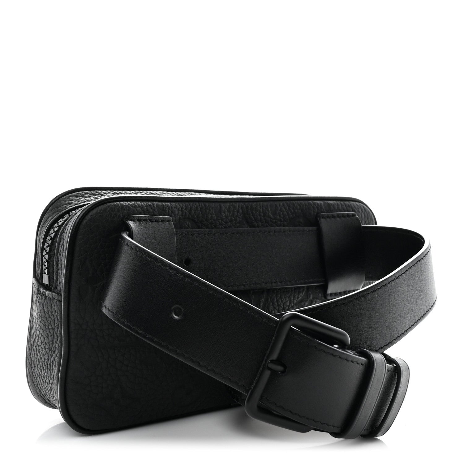 Taurillon Monogram Uniformes Solar Ray Soft Pochette Volga Belt Bag Black