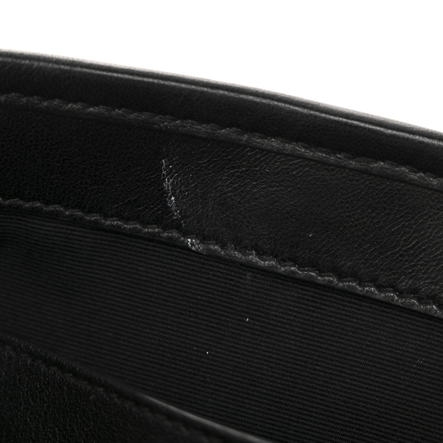 Calfskin Ayers Patchwork Monogram Medium Niki Chain Satchel Black