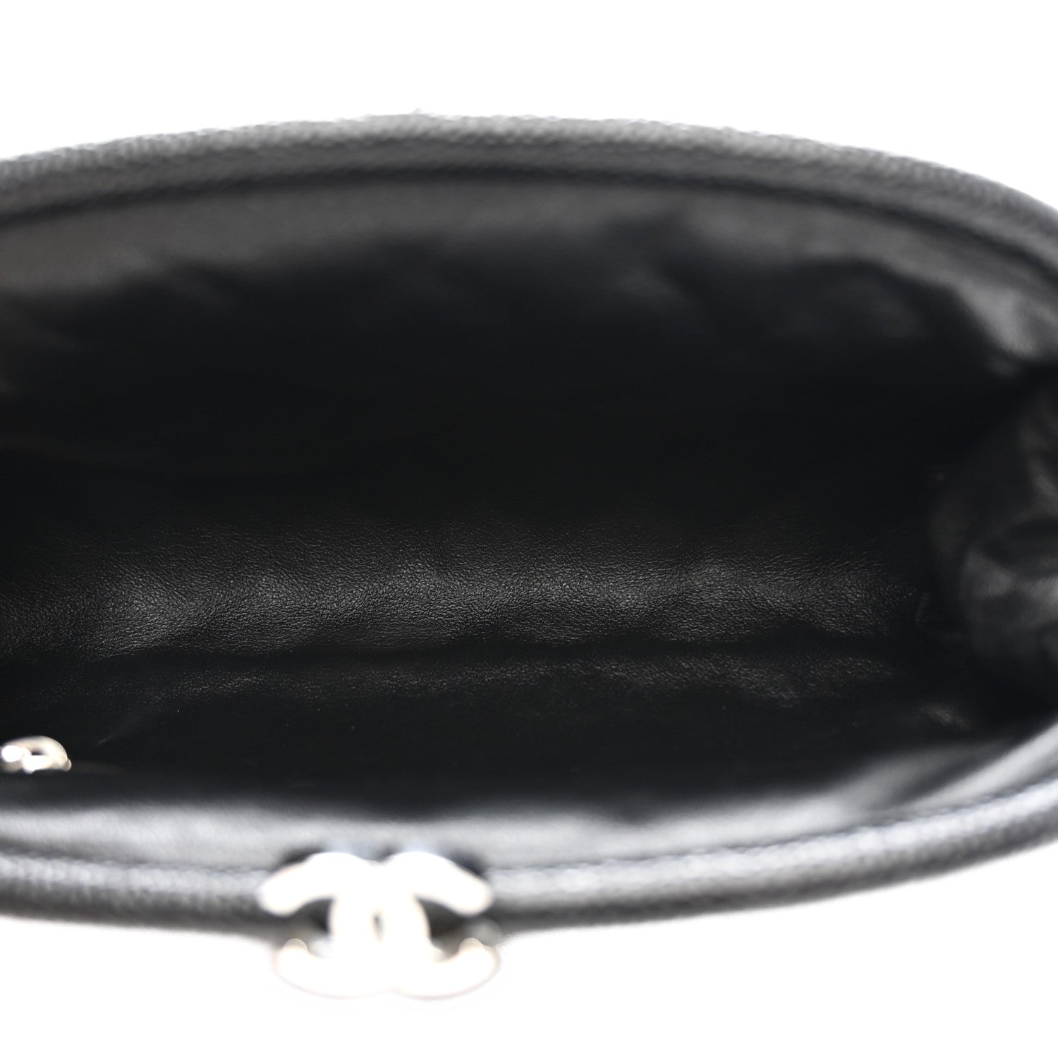 Caviar Quilted Timeless Clutch Black