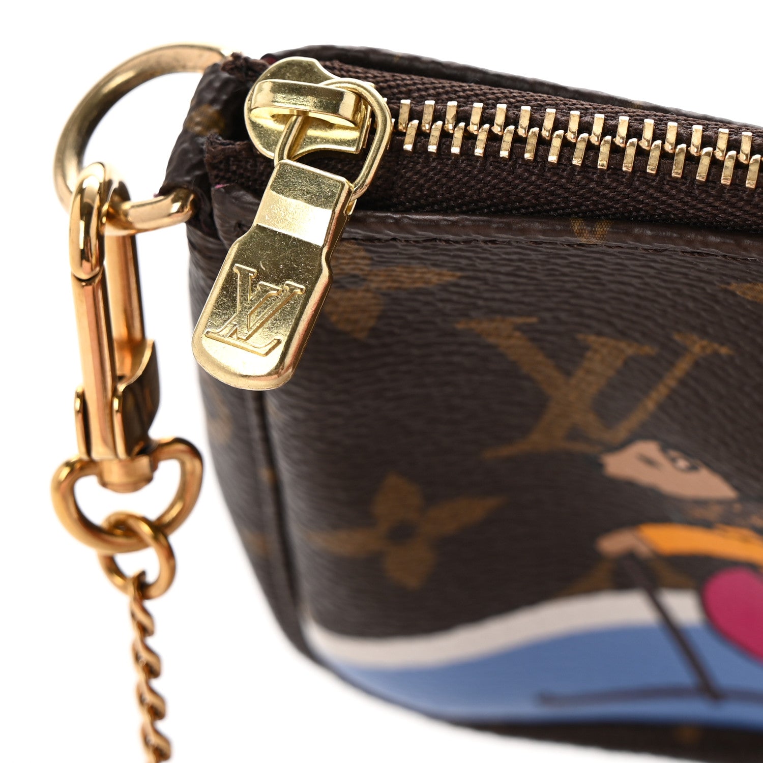 Monogram 2018 Christmas Animation Mini Bears Pochette Accessories