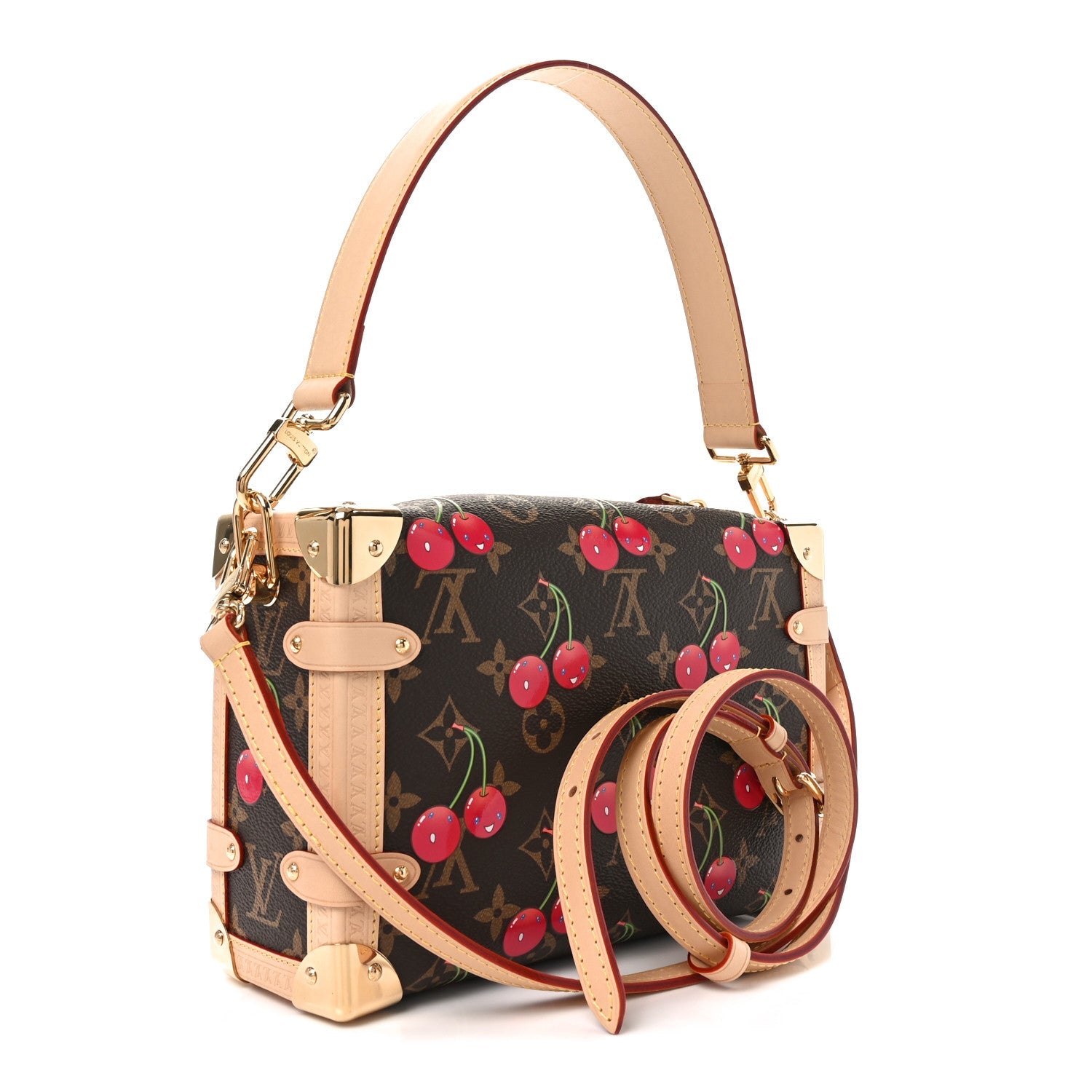 LV X TM Monogram Cerises Side Trunk MM