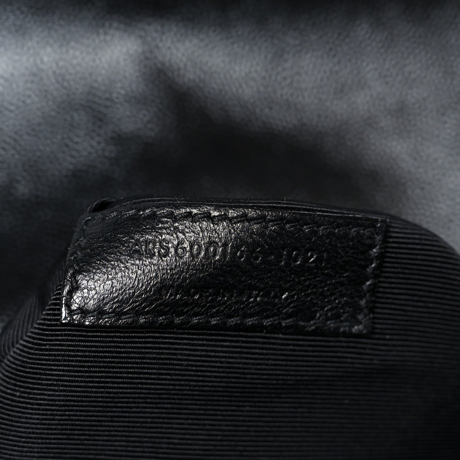 Grain De Poudre Textured Mixed Matelasse Large Triquilt Monogram Satchel Black