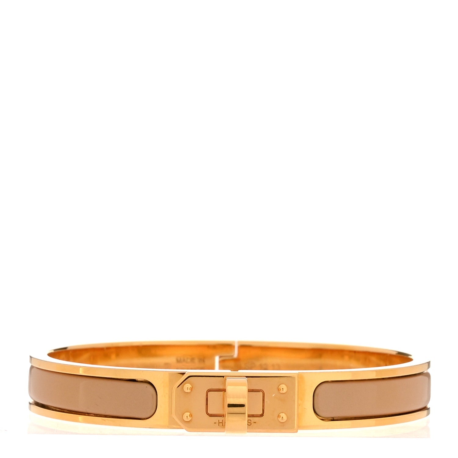 Enamel Mini Clic Kelly Bracelet PM Sable