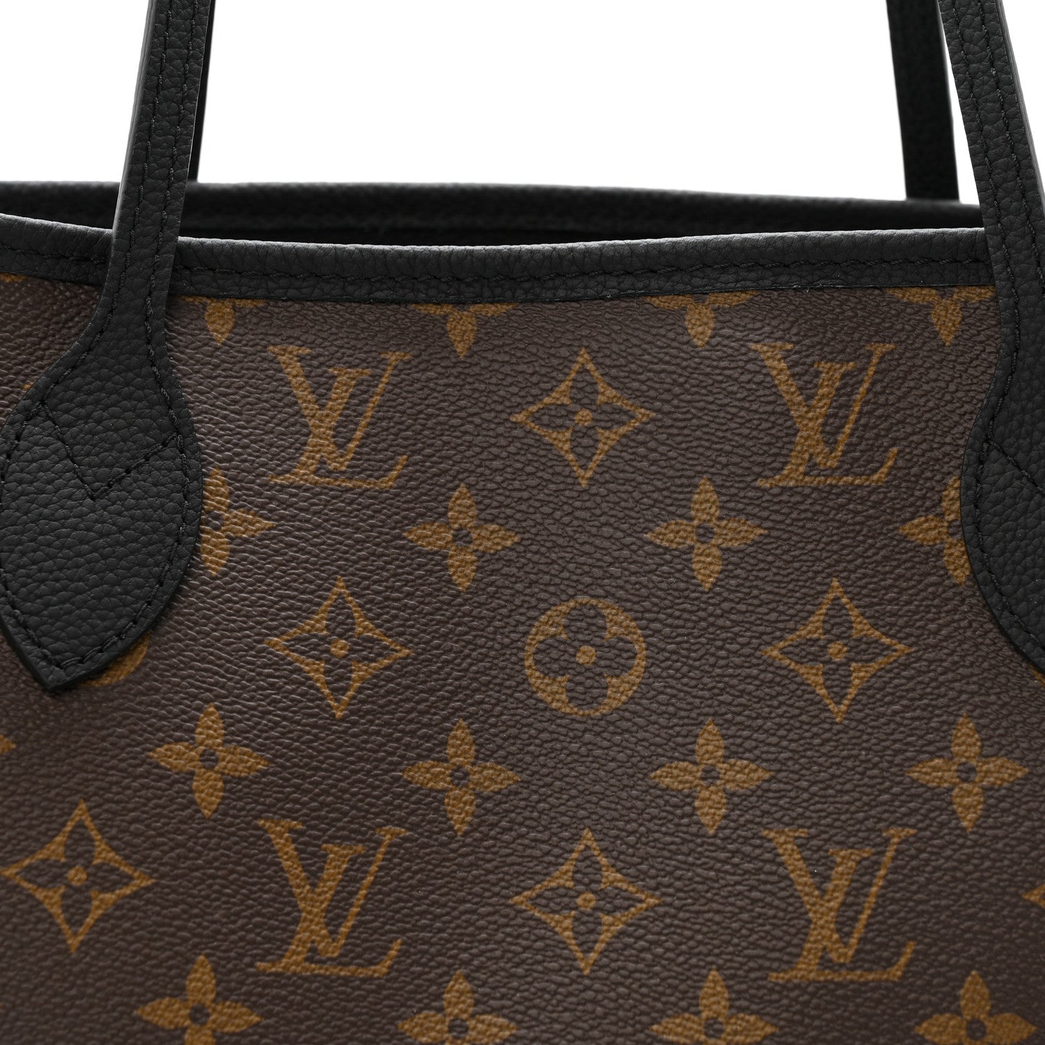 Monogram Calfskin Neo Neverfull Inside Out MM Black