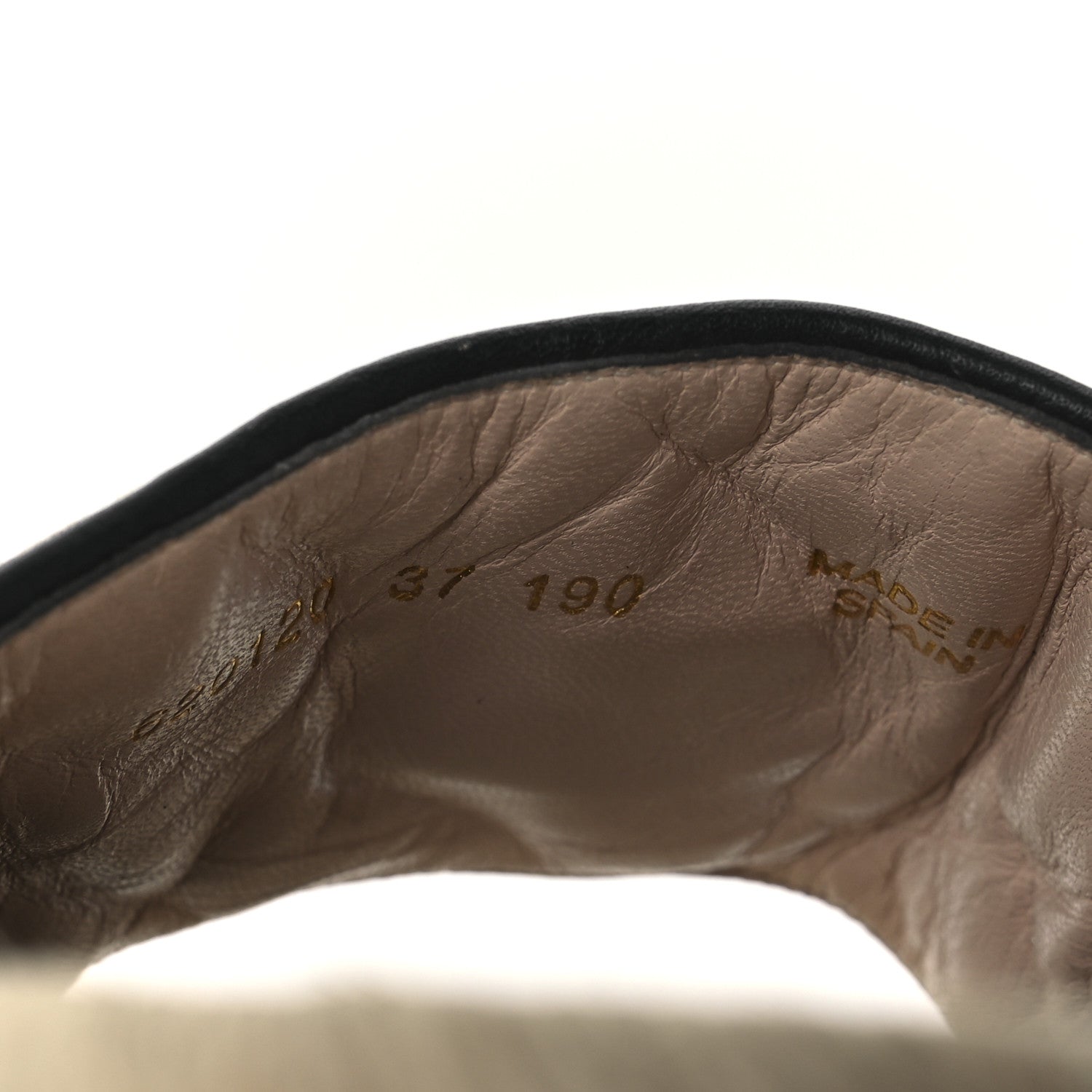 Monogram Matelasse GG Marmont Espadrille 20mm Slide Sandals 37.5 Beige Ebony Black