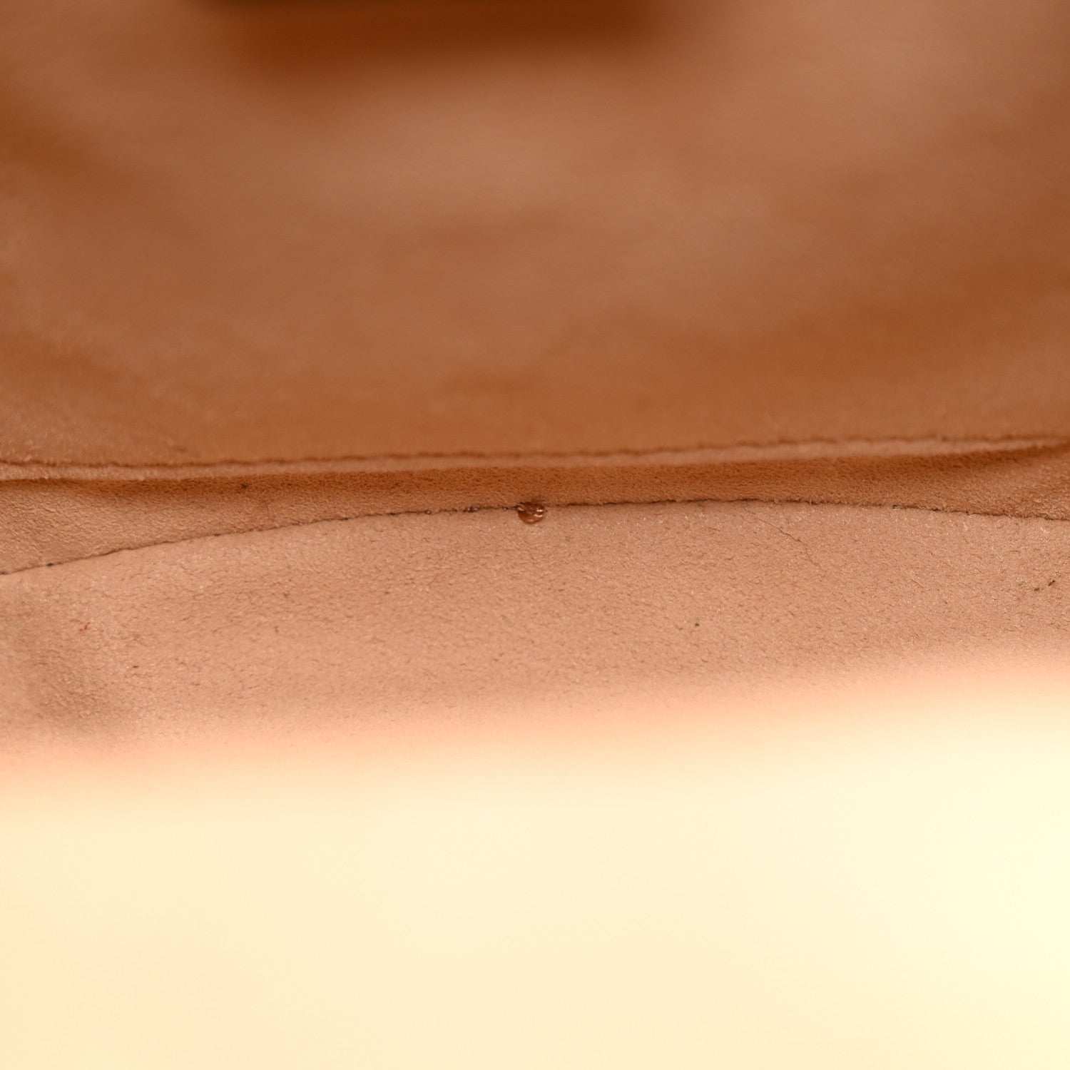 Monogram Textured Calfskin Horsebit 1955 Drawstring Bucket Bag Beige Brown Sugar