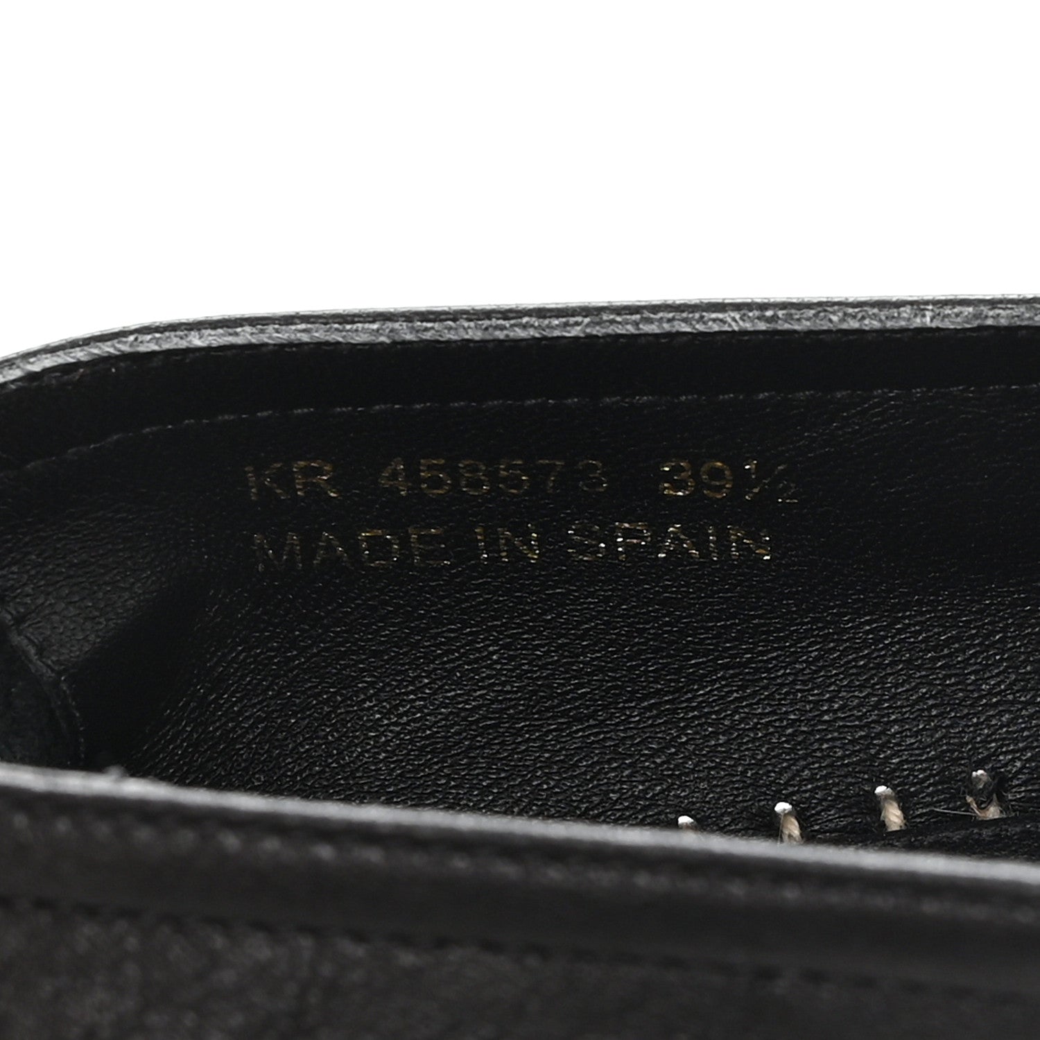 Lambskin Monogram Espadrilles 39.5 Black