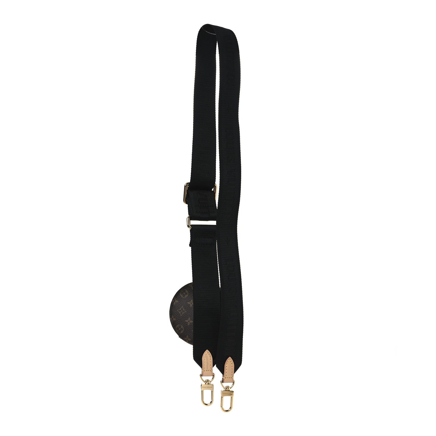 Monogram Multi Pochette Accessories Bandouliere Shoulder Strap Black
