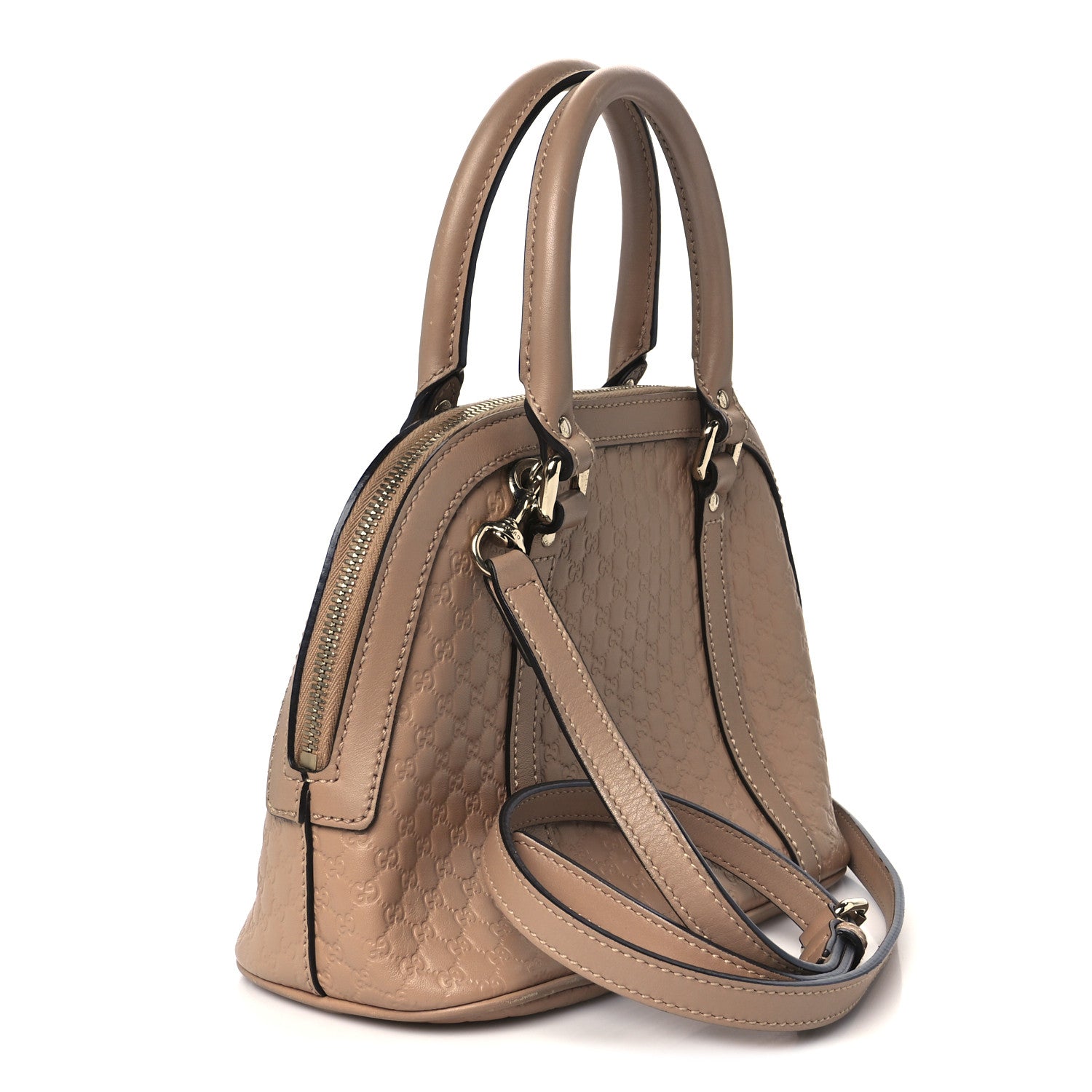 Soft Microguccissima Mini Dome Bag Camelia