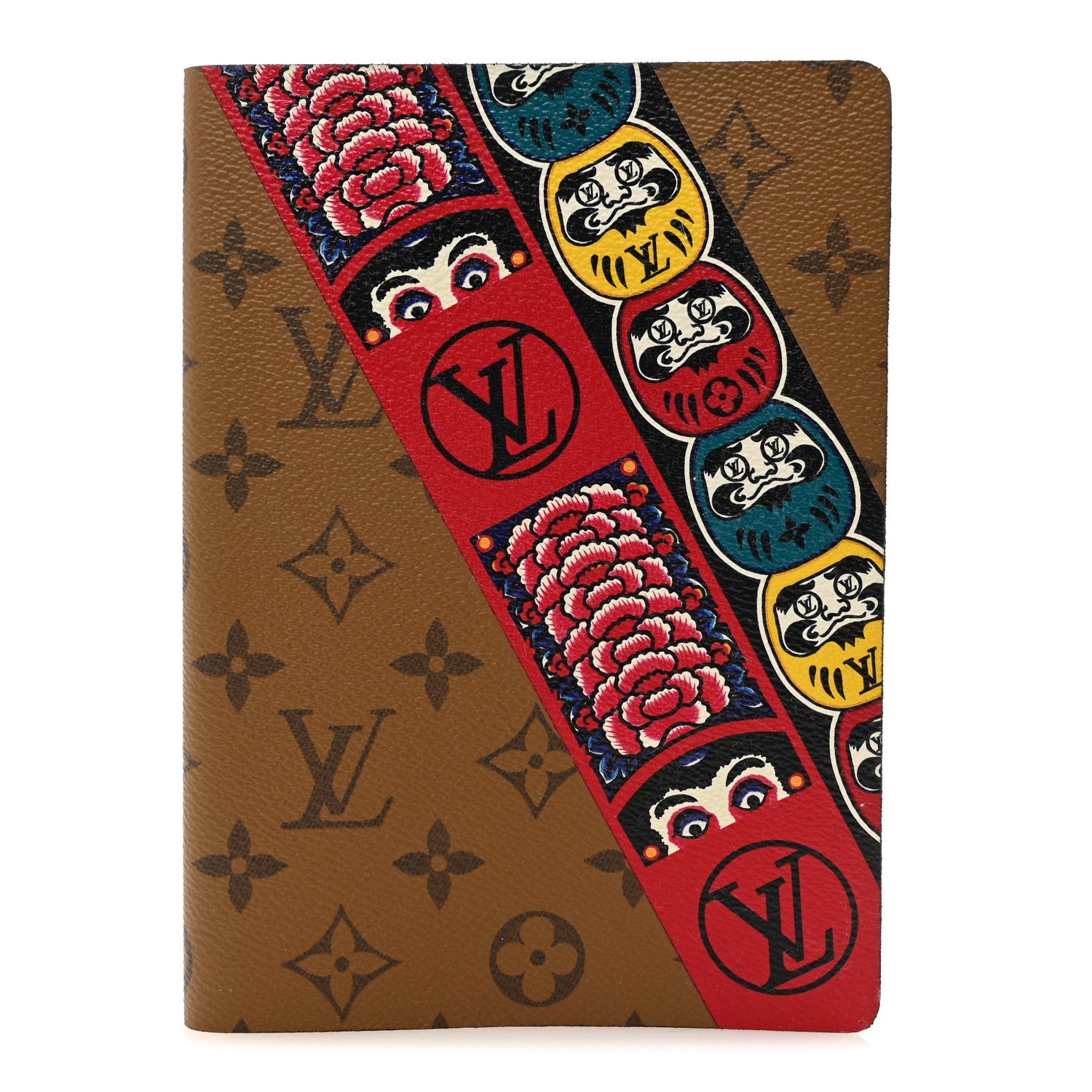 Reverse Monogram Kabuki Stickers Clemence Notebook
