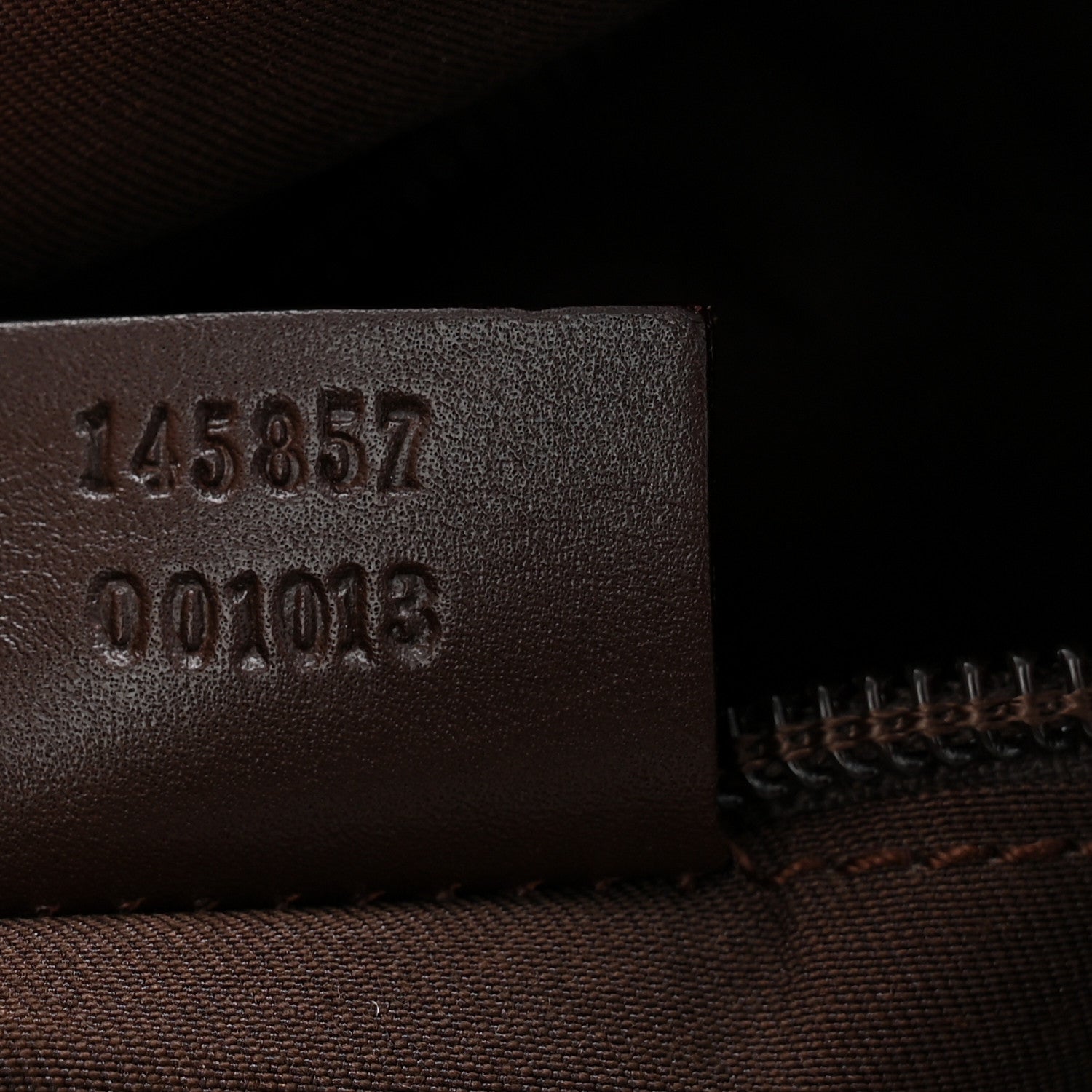 Monogram Calfskin Perforated Medium Flat Messenger Bag Dark Brown