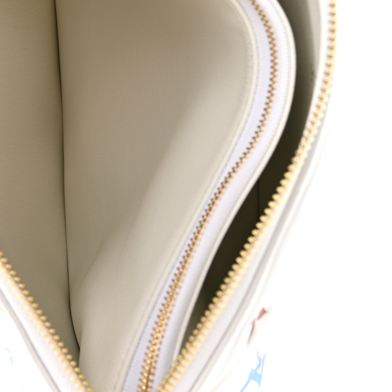 LV x TM Lambskin Embossed Monogram Coussin PM White Multicolor