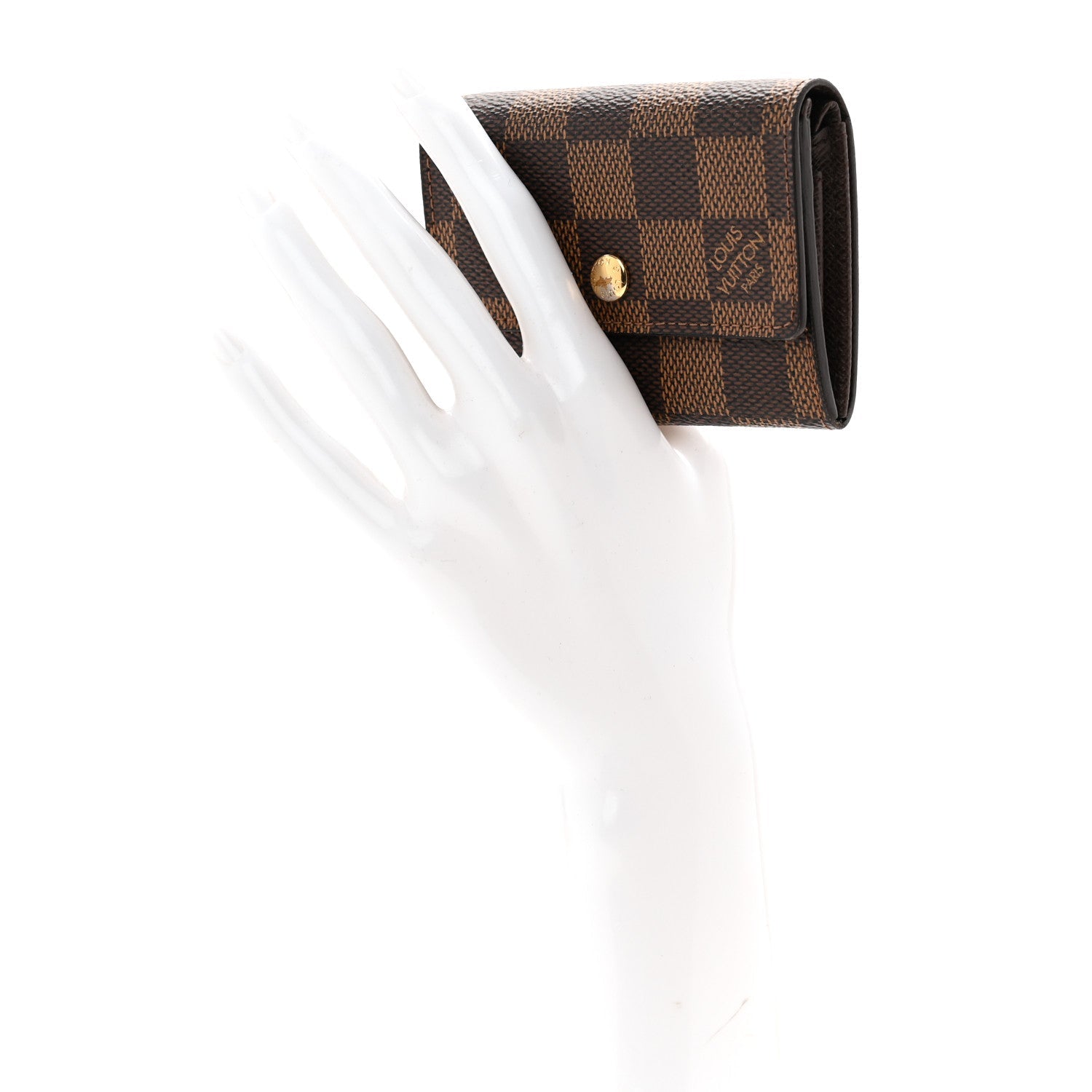 Damier Ebene Porte-Monnaie Plat Coin Purse