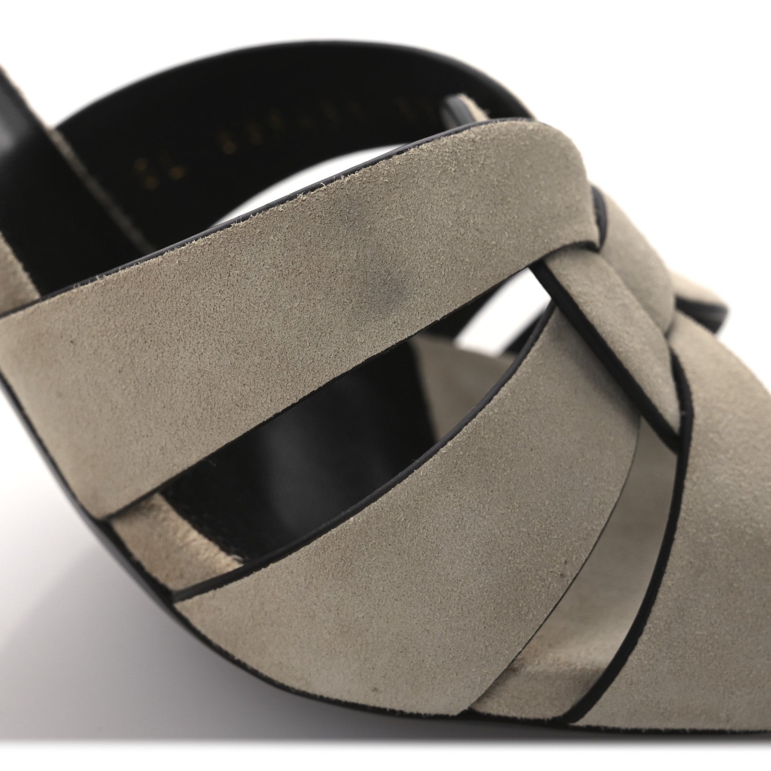 Suede Tribute 85 Slide Sandals 37.5 Sand