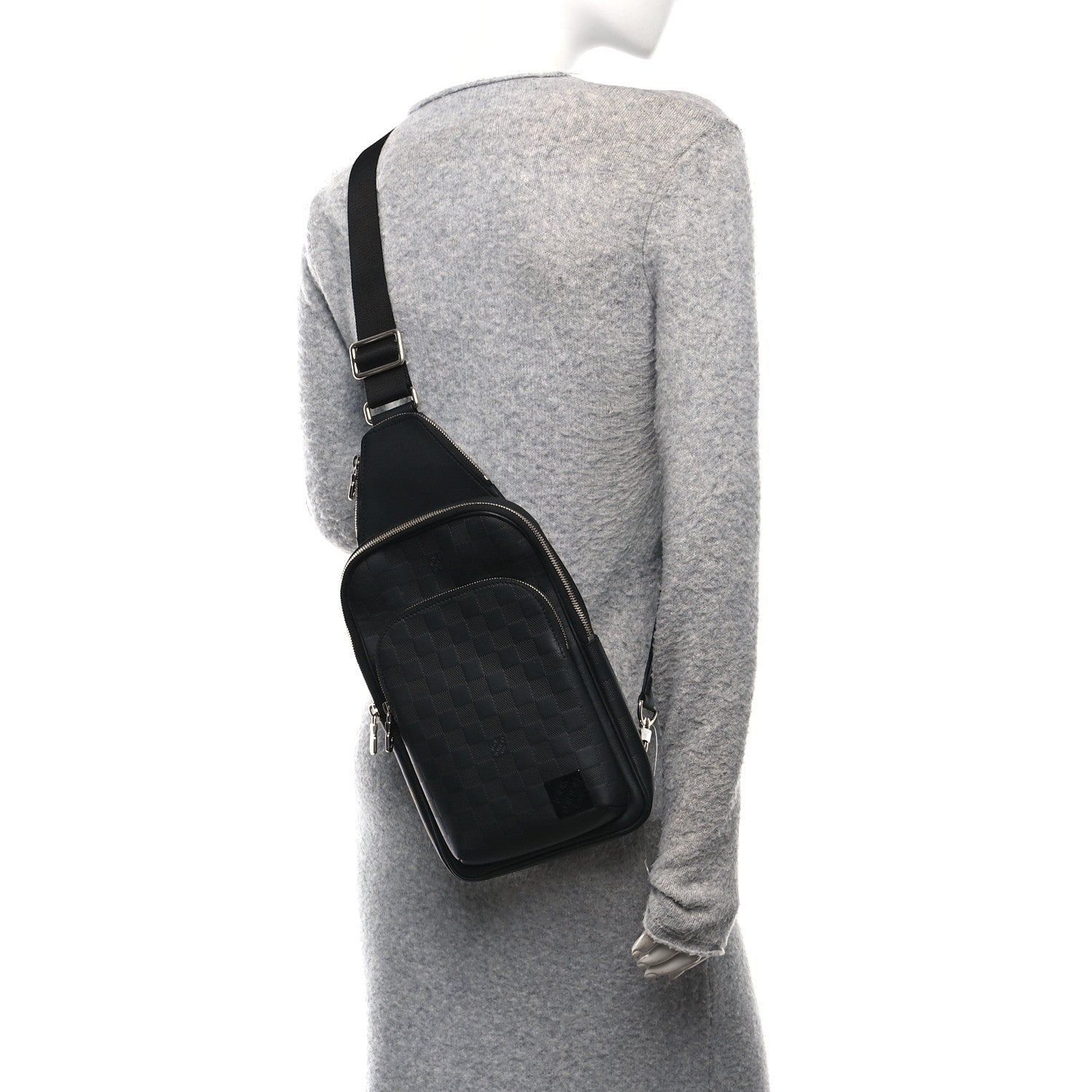 Damier Infini Avenue Sling Bag NM Onyx