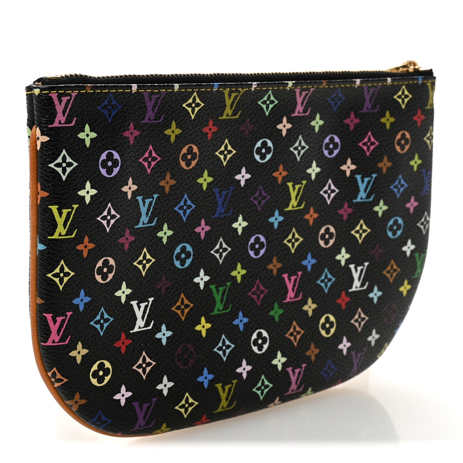 Monogram Multicolor Pochette Plate GM Black