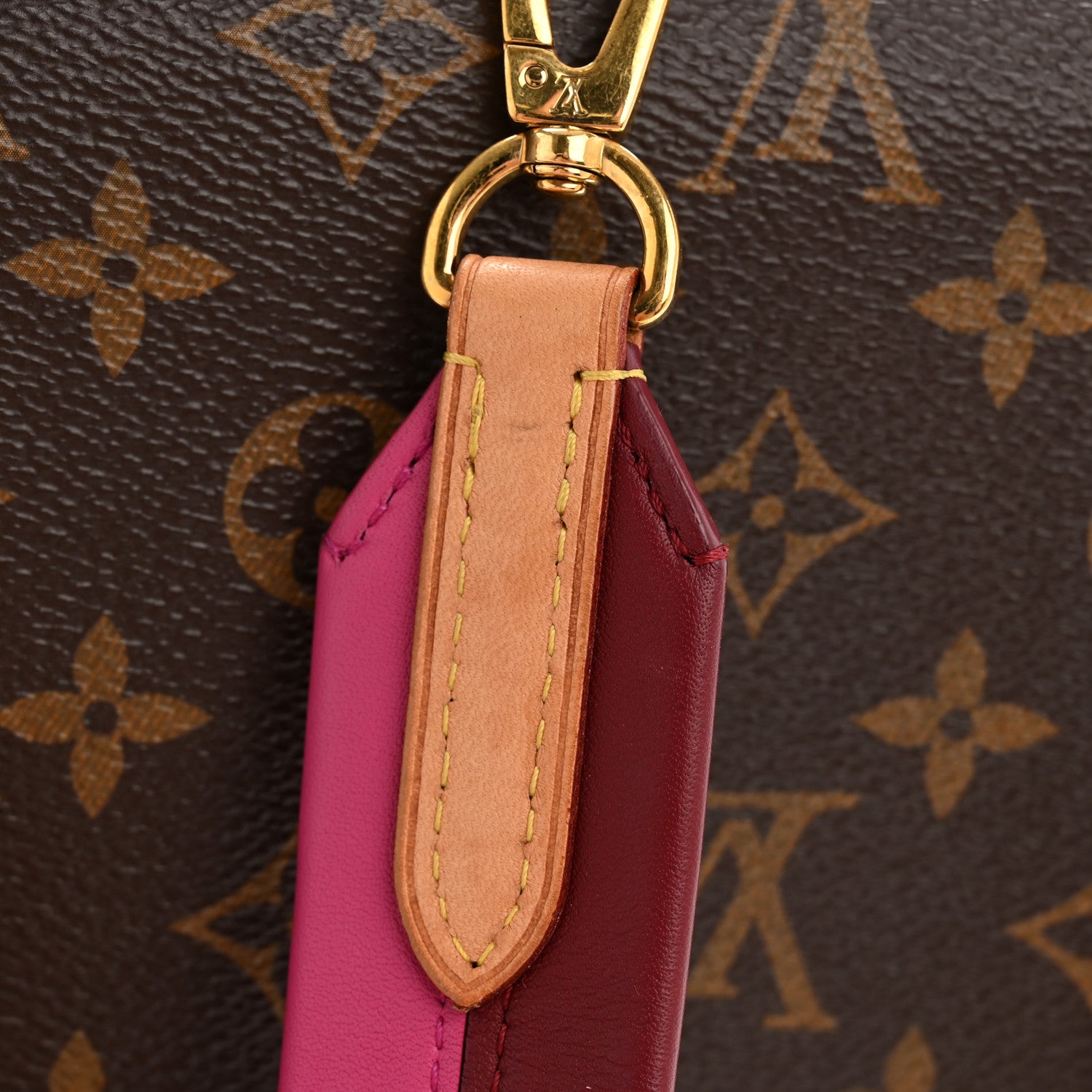 Monogram Cluny BB Bordeaux Fuchsia