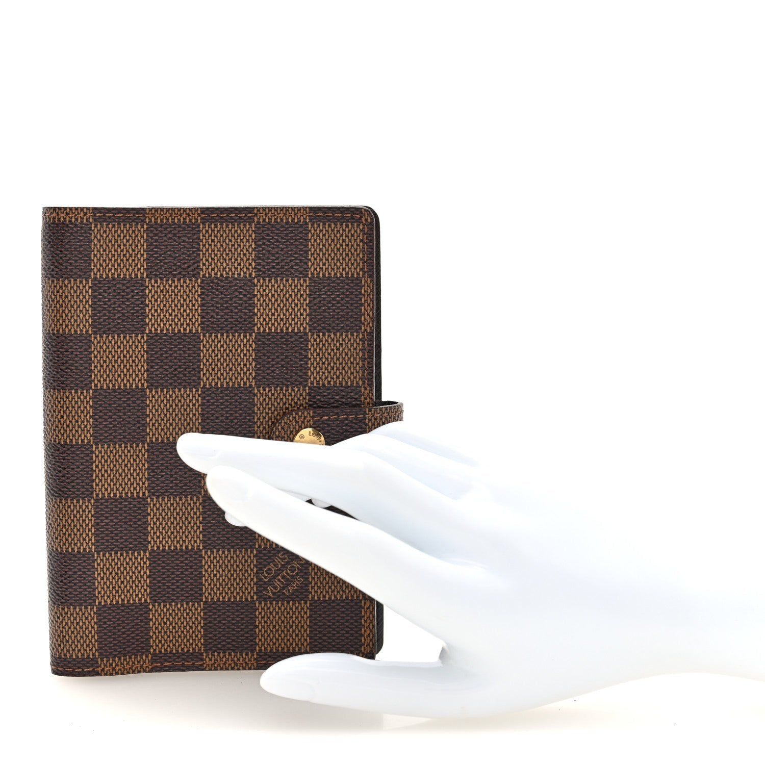 Damier Ebene Small Ring Agenda Cover