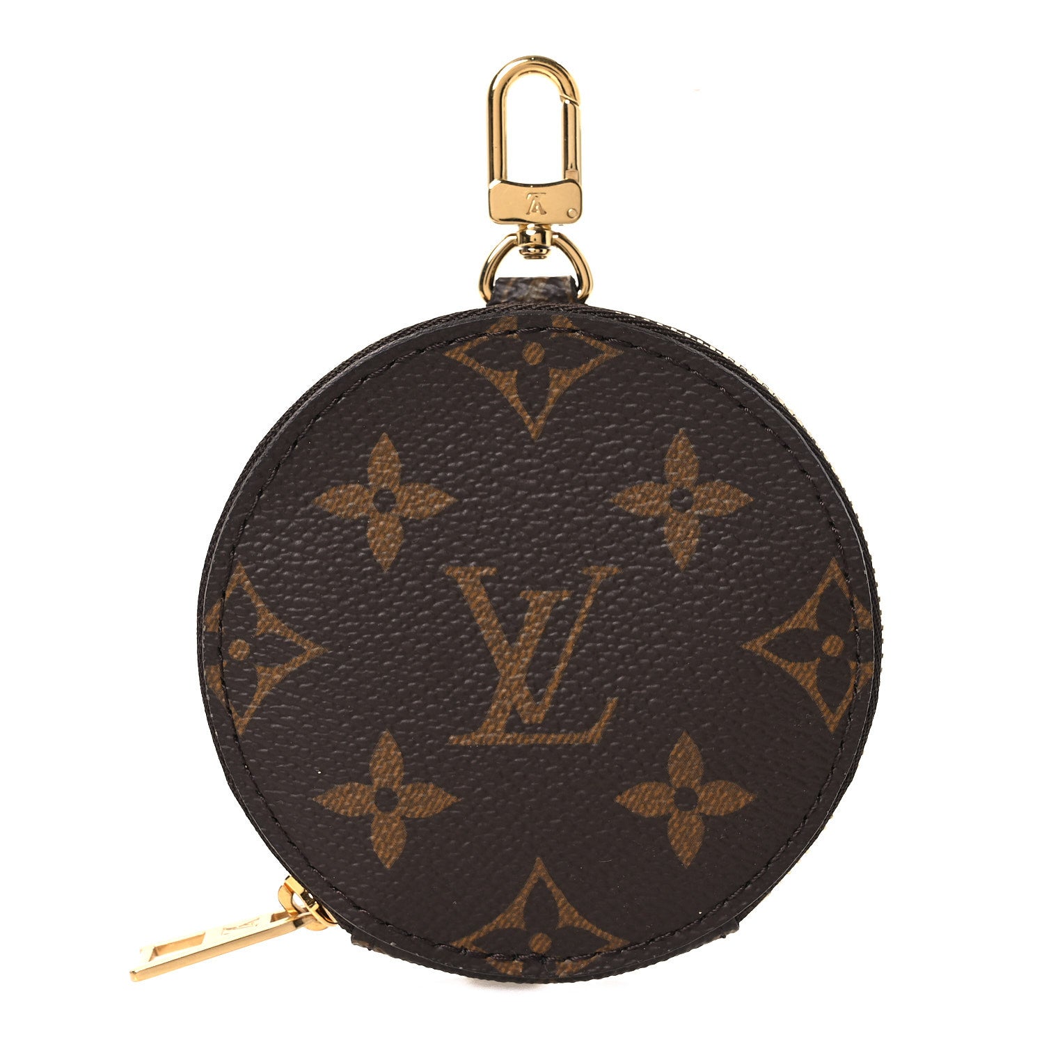 Monogram OnTheGo East West Round Coin Purse Red