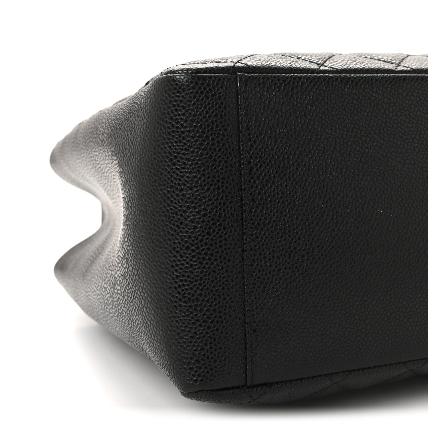 Caviar Quilted Grand Shopping Tote GST Black