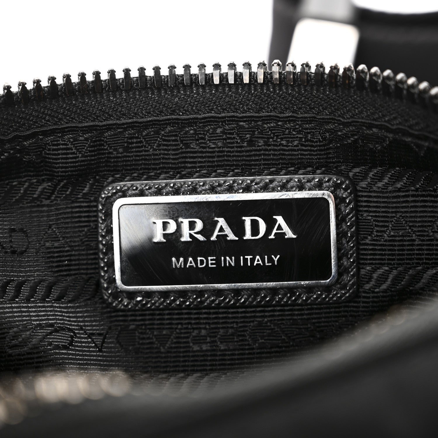 Re-Nylon Saffiano Belt Bag Black