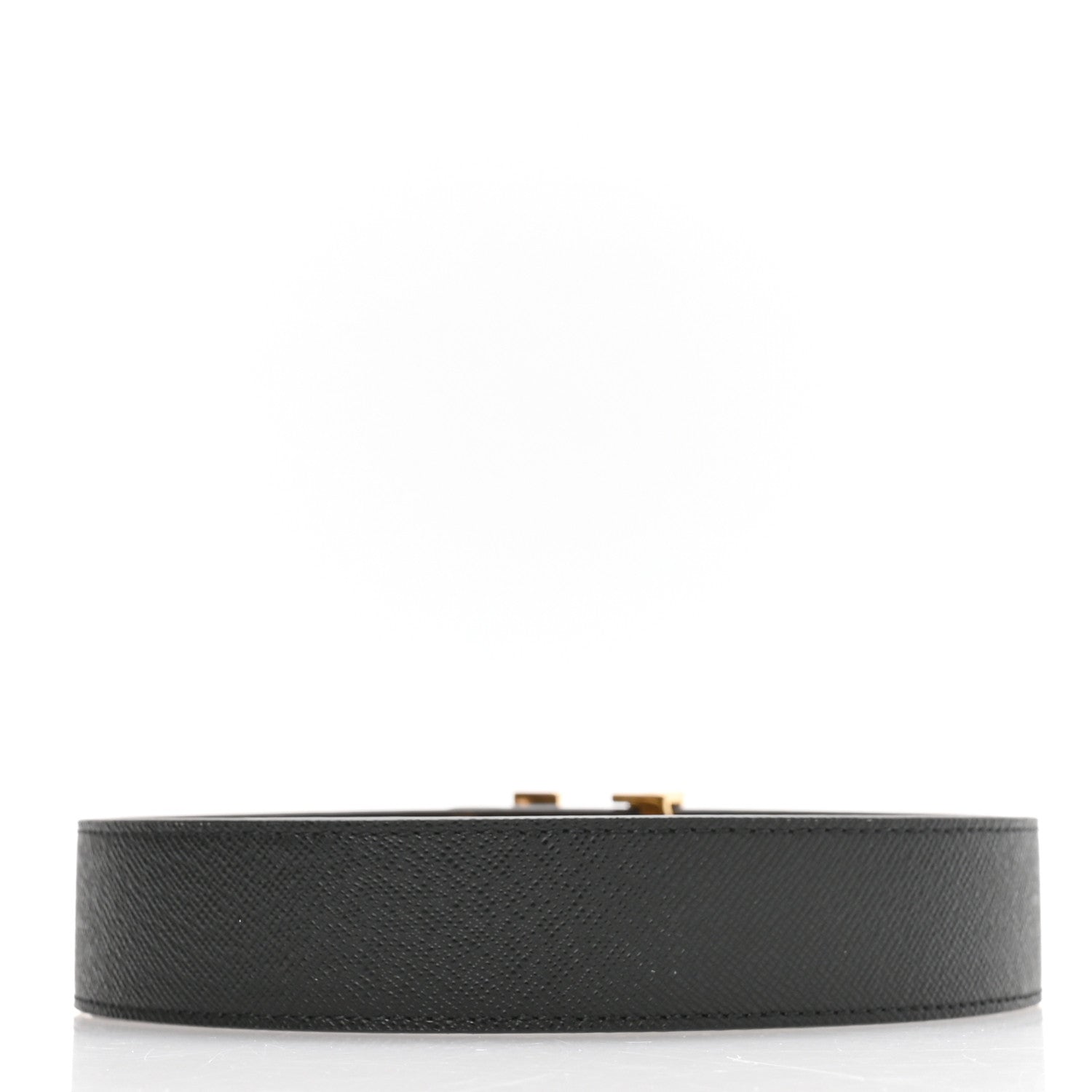Calfskin Monogram 30mm LV Initiales Reversible 85 34 Belt Black