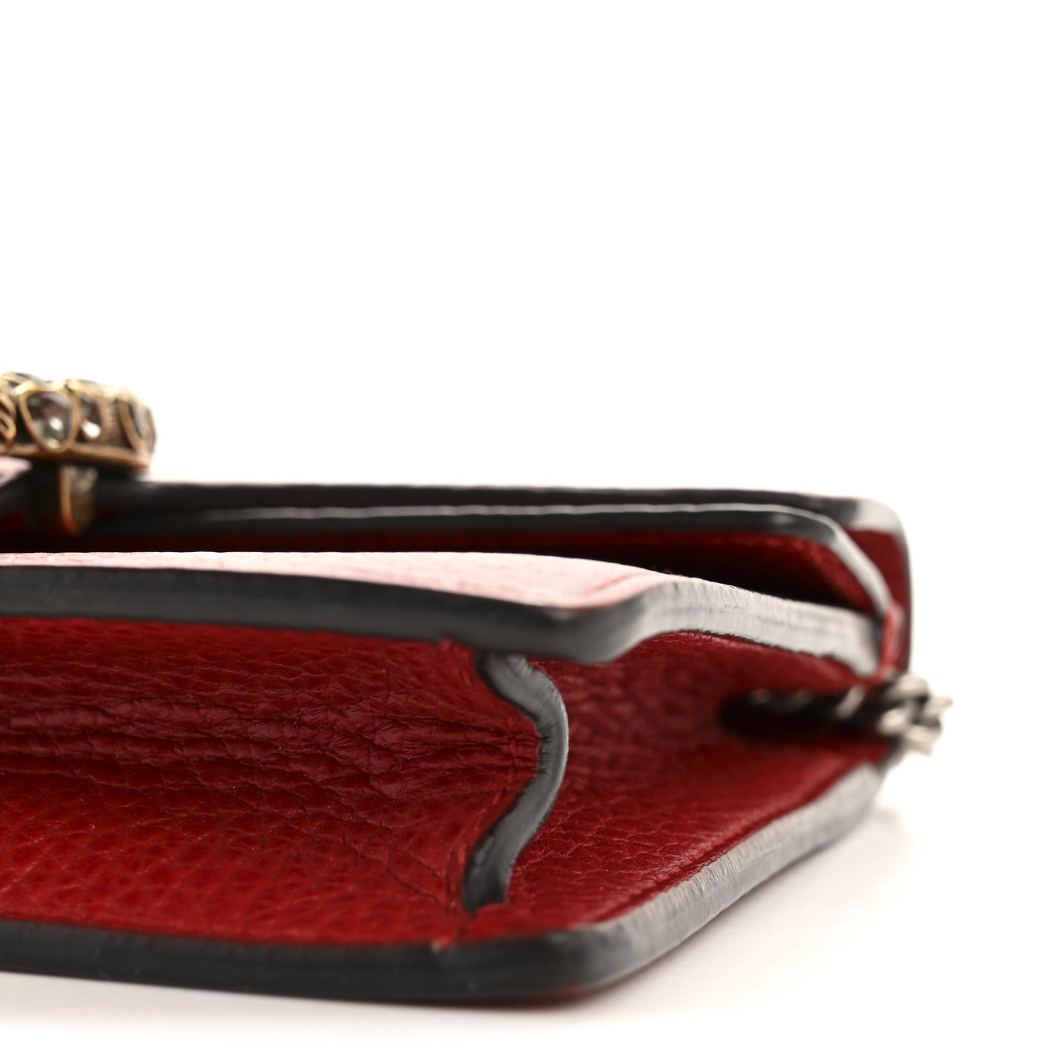 Calfskin Super Mini Dionysus Shoulder Bag Hibiscus Red