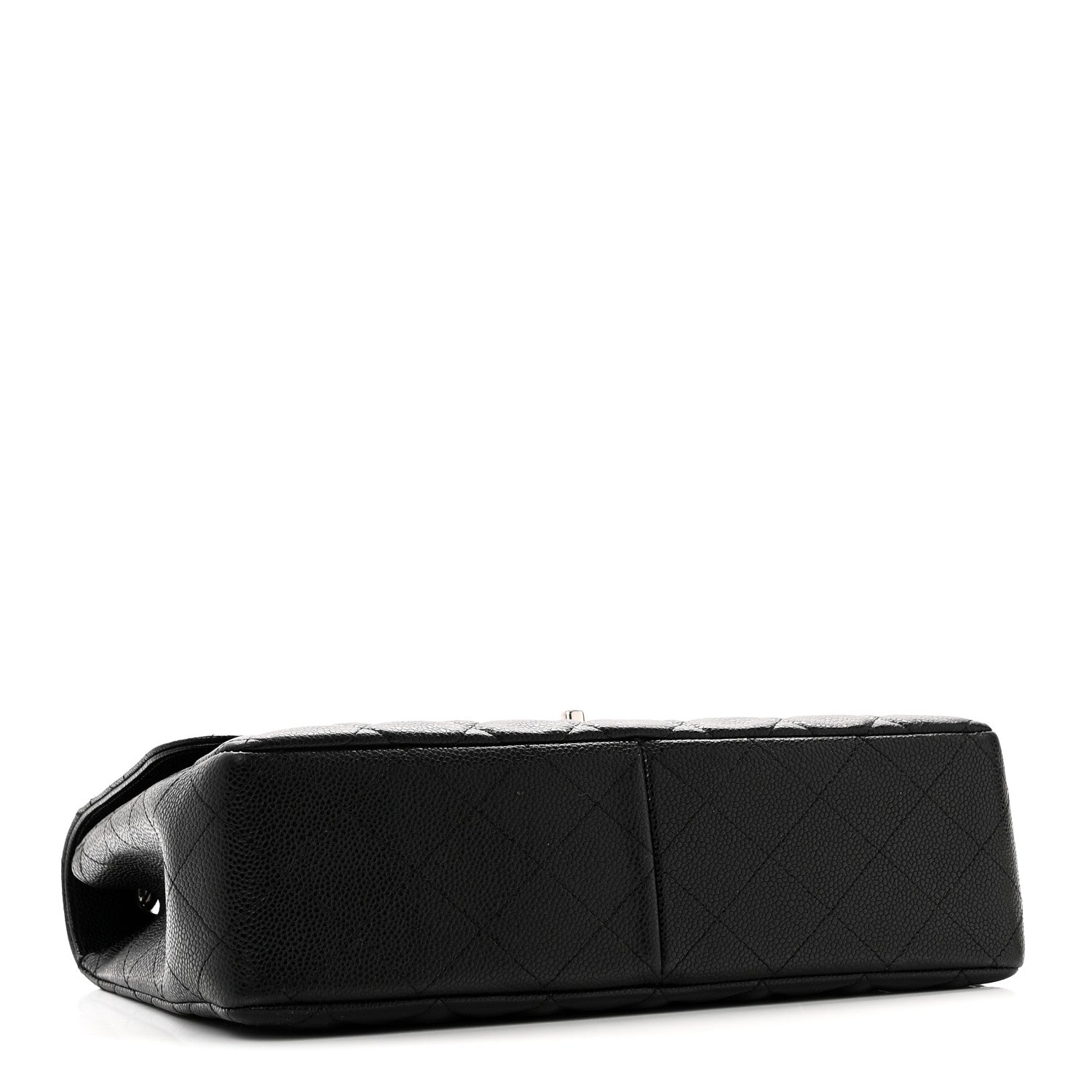 Caviar Quilted Jumbo Single Flap Black