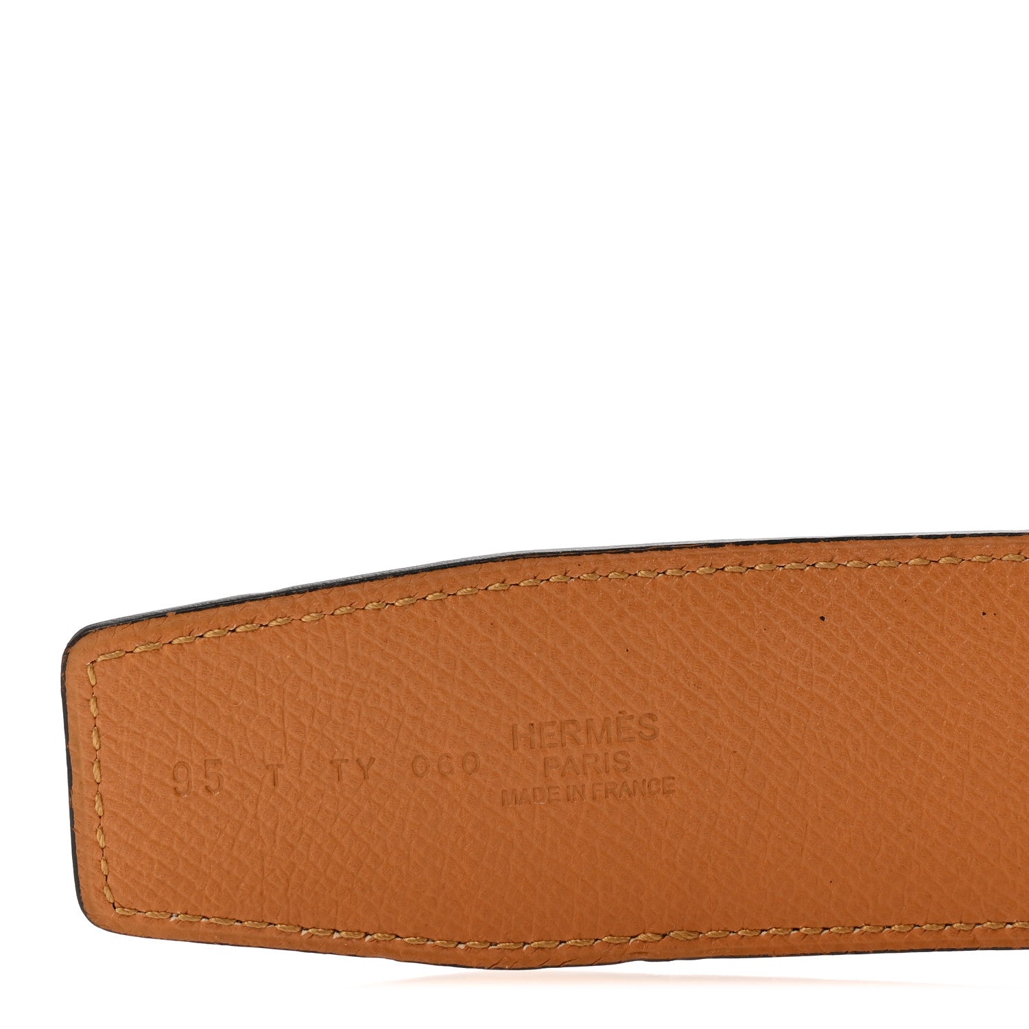 Box Epsom 38mm Belt Strap 95 38 Brique Sesame