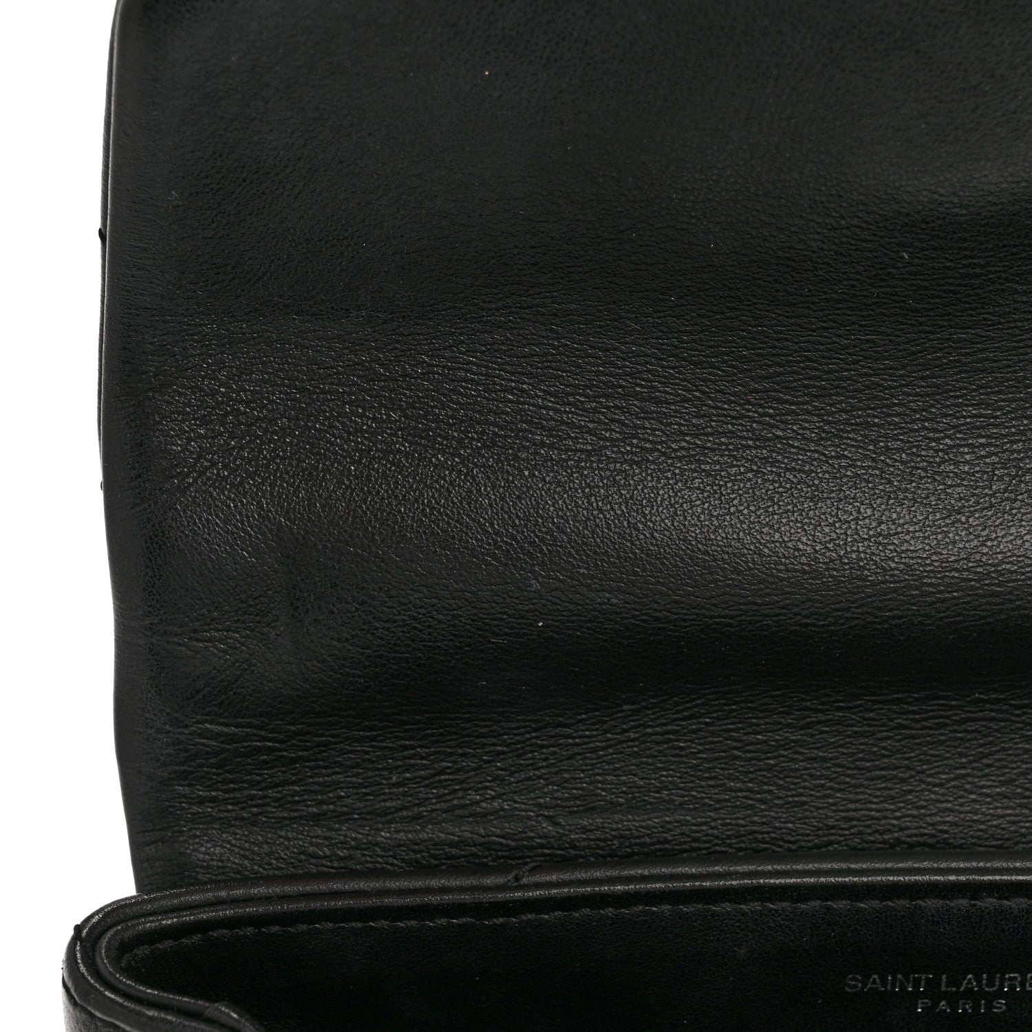 Calfskin Y Quilted Monogram Toy Loulou Crossbody Bag Black