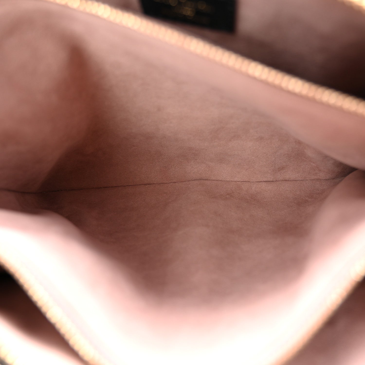 Lambskin Embossed Monogram Coussin PM Black