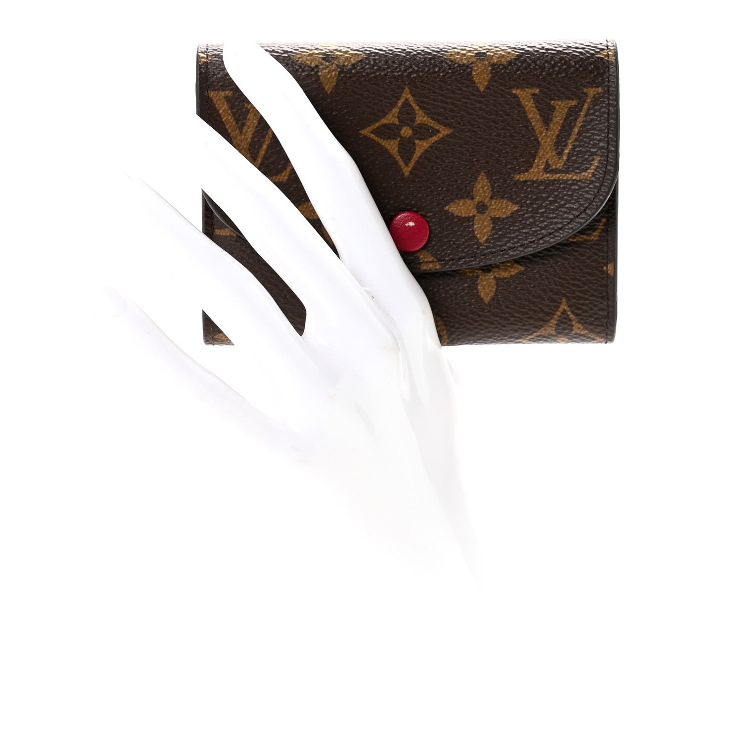 Monogram Rosalie Coin Purse Fuchsia