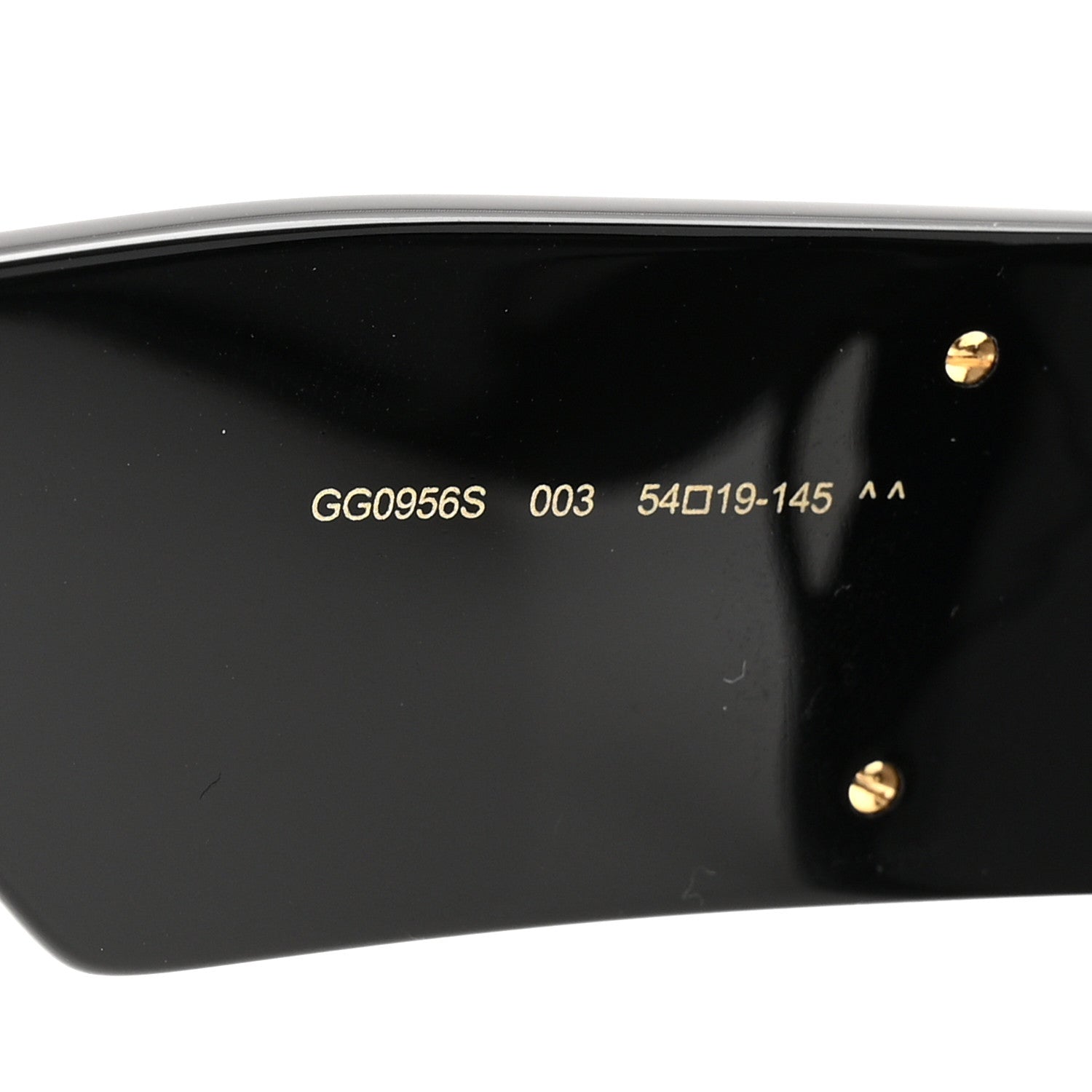 Acetate Square Frame Sunglasses GG0956S Black