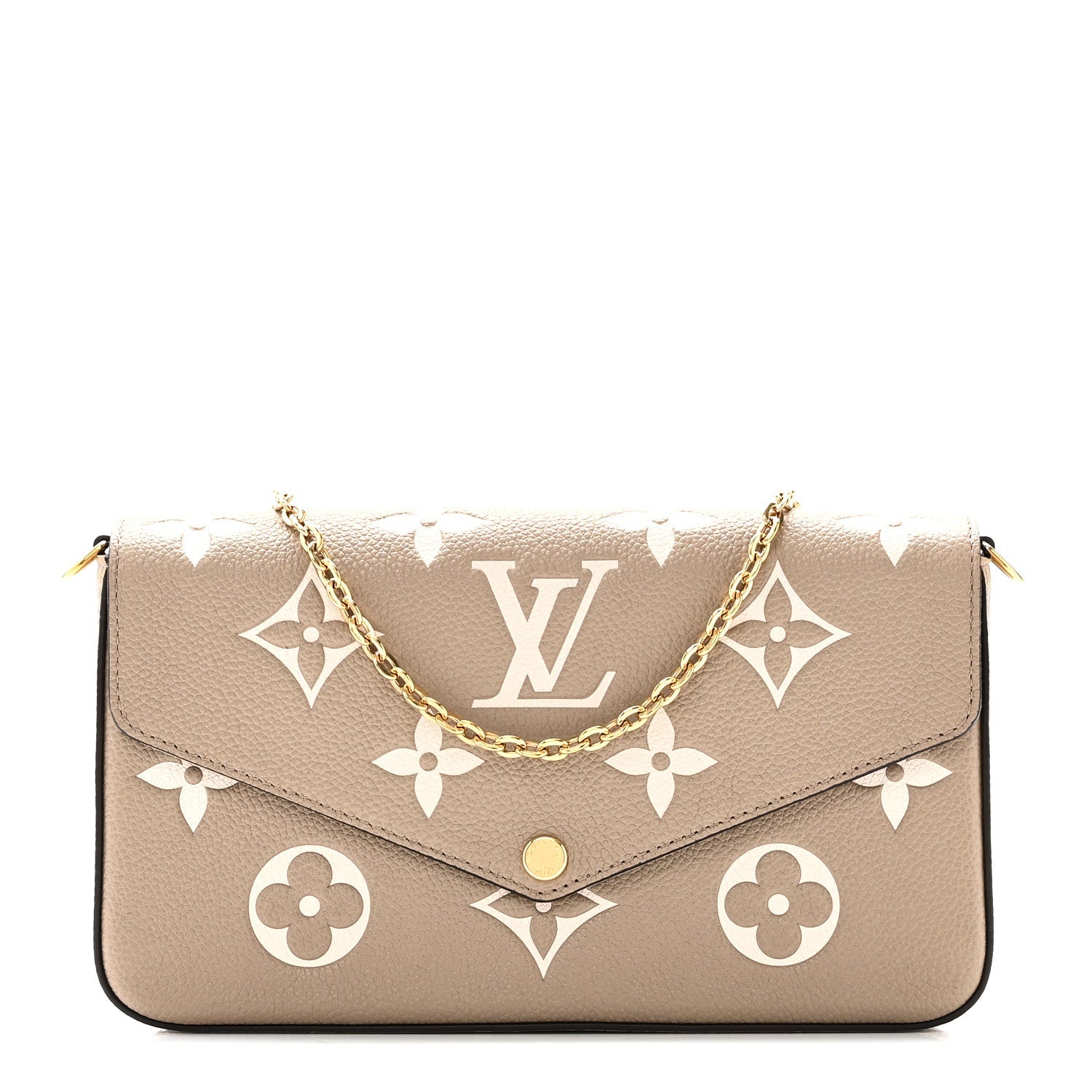 Empreinte Monogram Giant Felicie Pochette Tourterelle Creme