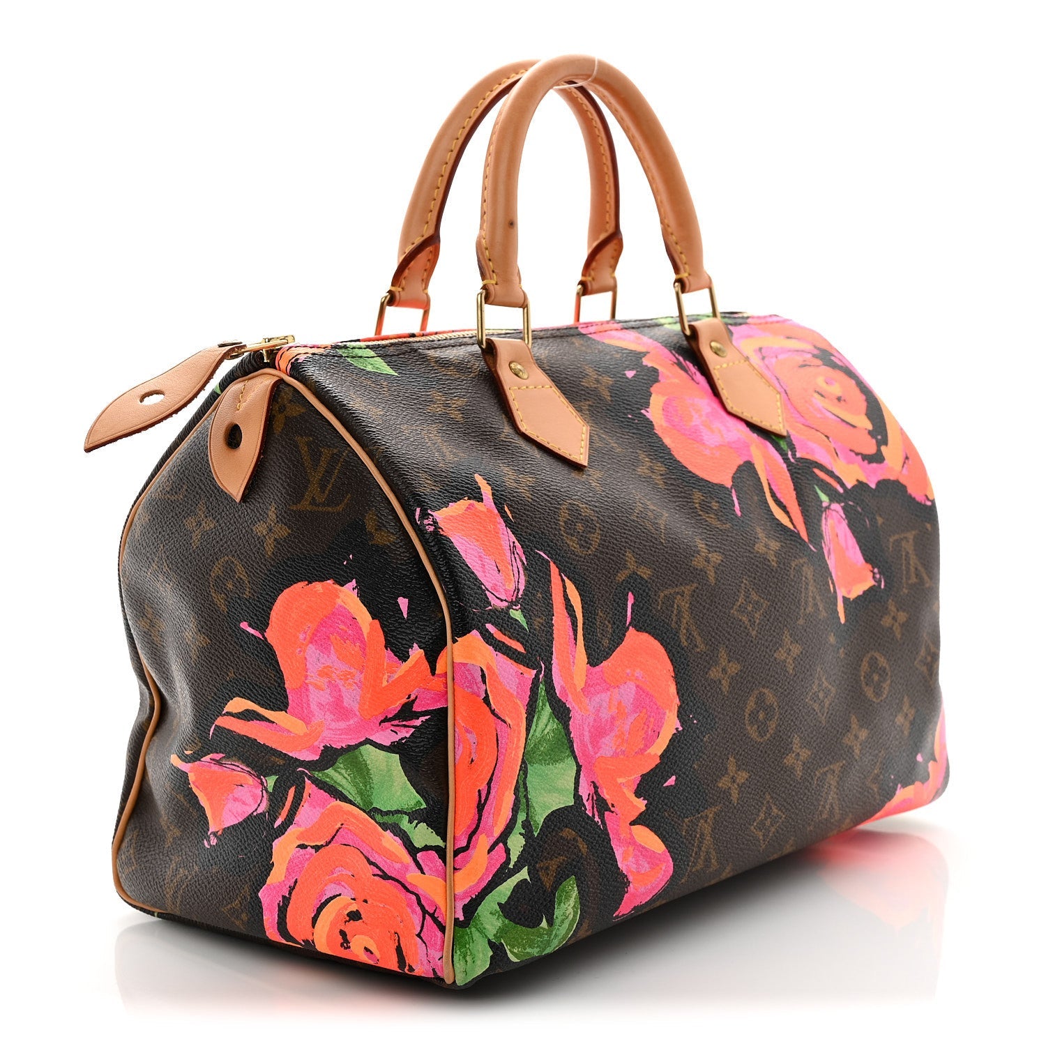 Monogram Roses Speedy 30