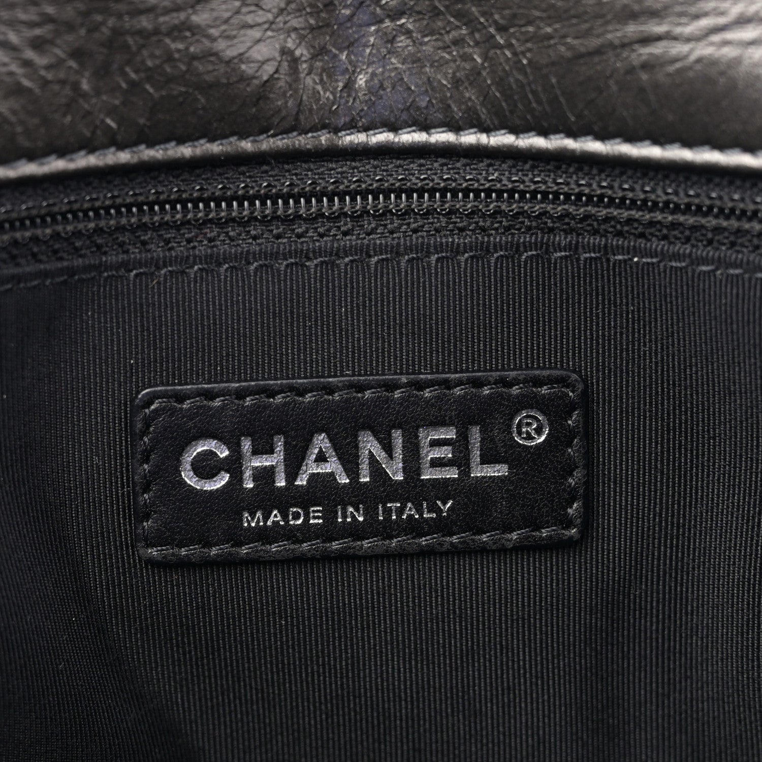 Metallic Calfskin Quilted Medium Chain Me Flap Grey