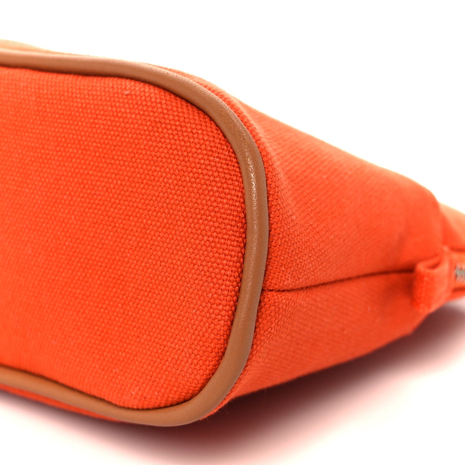 Cotton Canvas Mini Mini Bolide Travel Cosmetic Pouch Feu