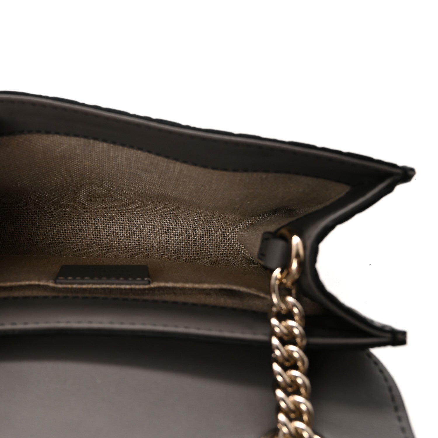 Soft Microguccissima Mini Emily Chain Shoulder Bag Loess