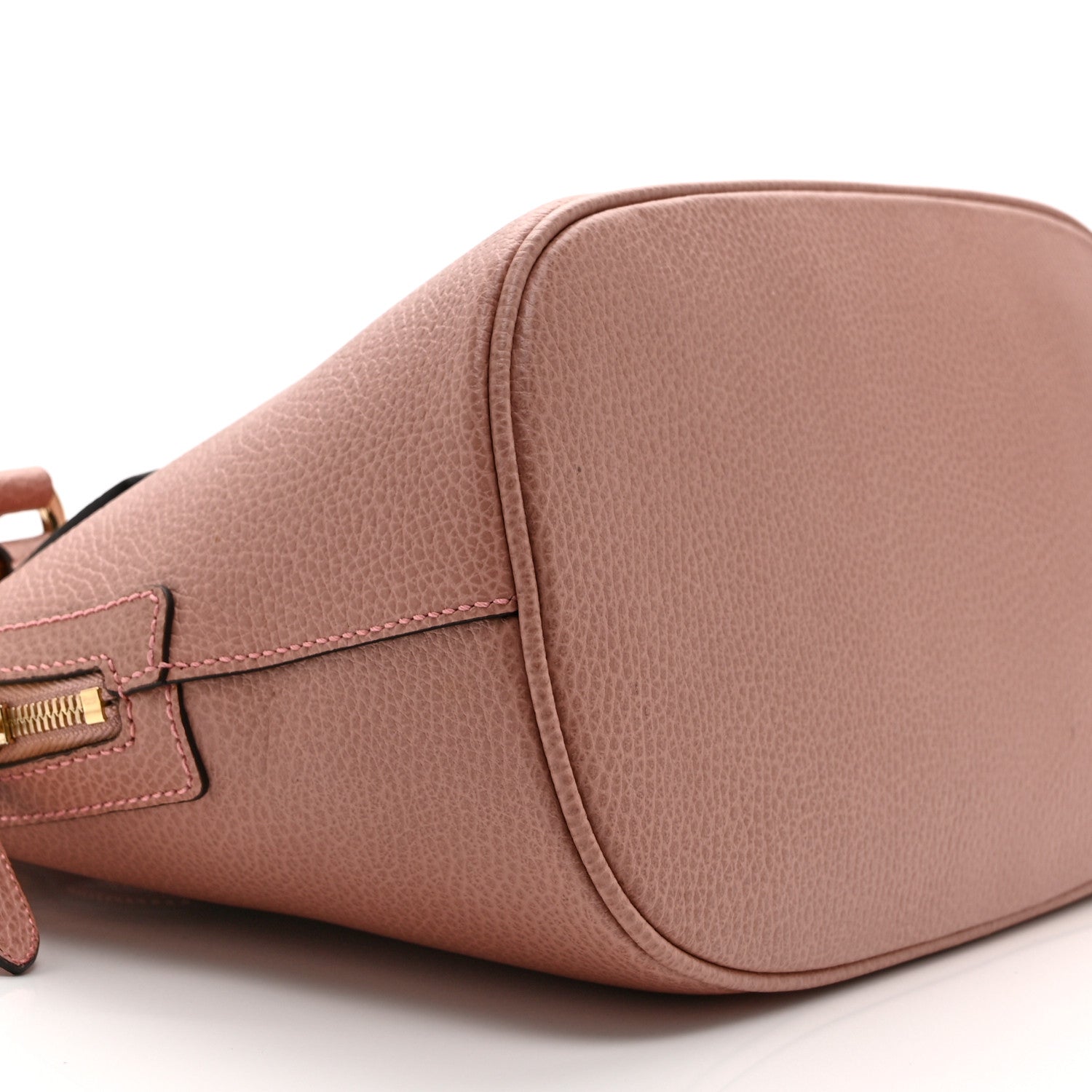 Dollar Calfskin Small GG Charm Dome Bag Soft Pink