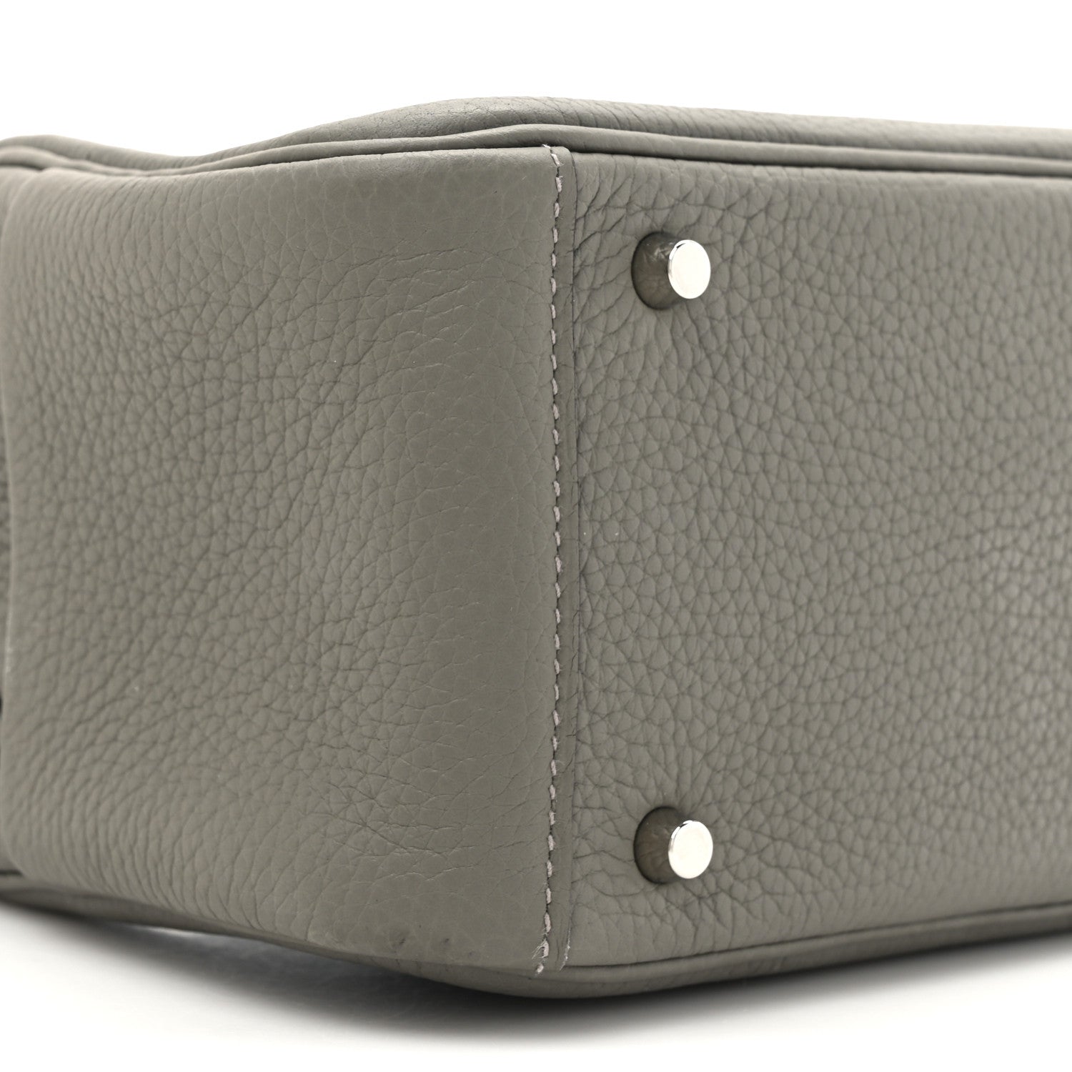 Taurillon Clemence Mini Lindy 20 Gris Meyer