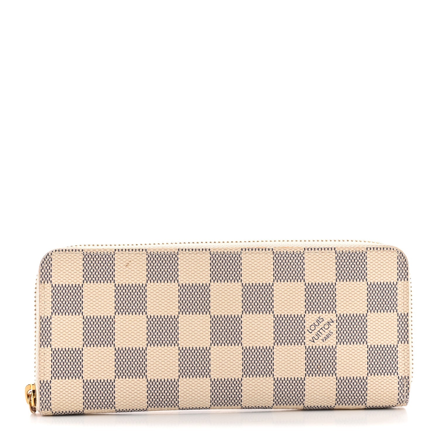 Damier Azur Clemence Wallet Rose Ballerine