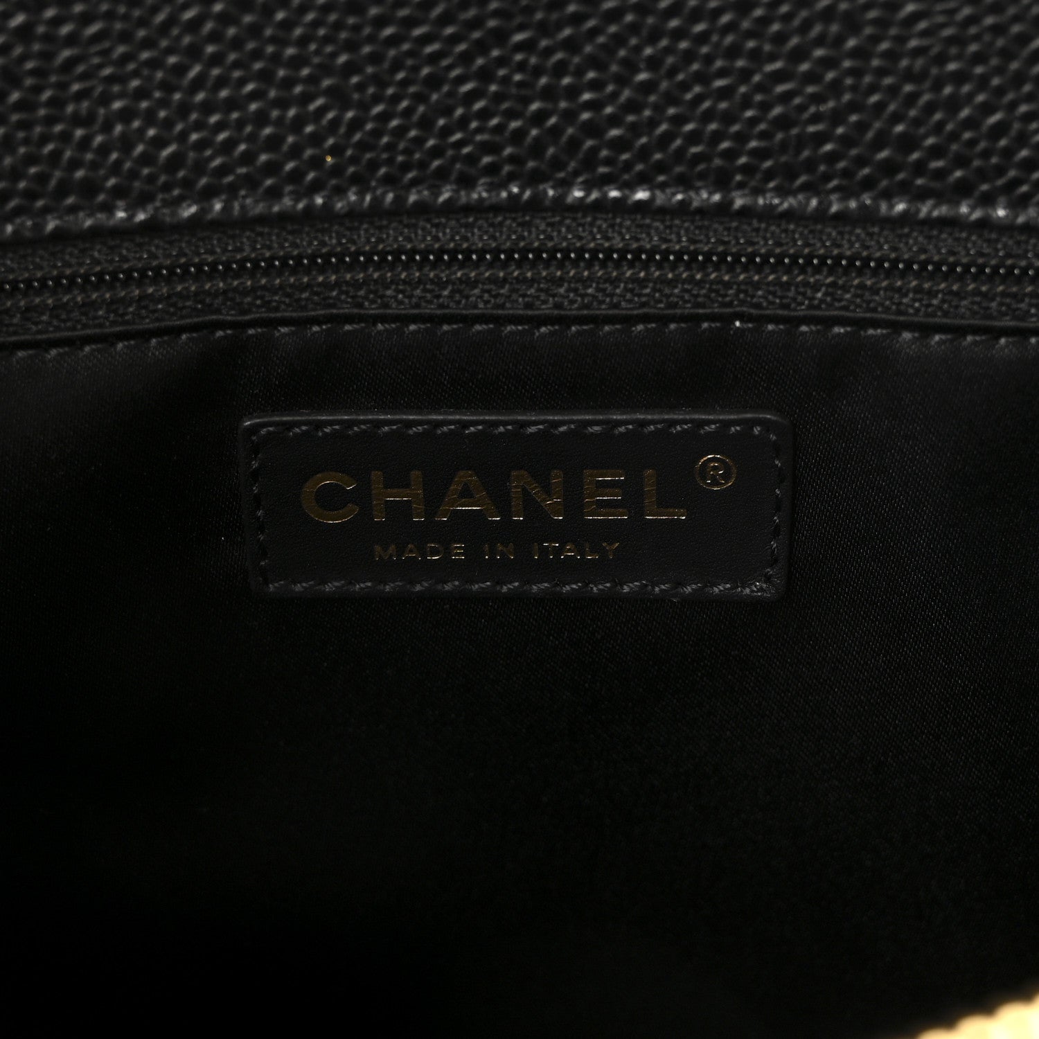Caviar Quilted Grand Shopping Tote GST Black