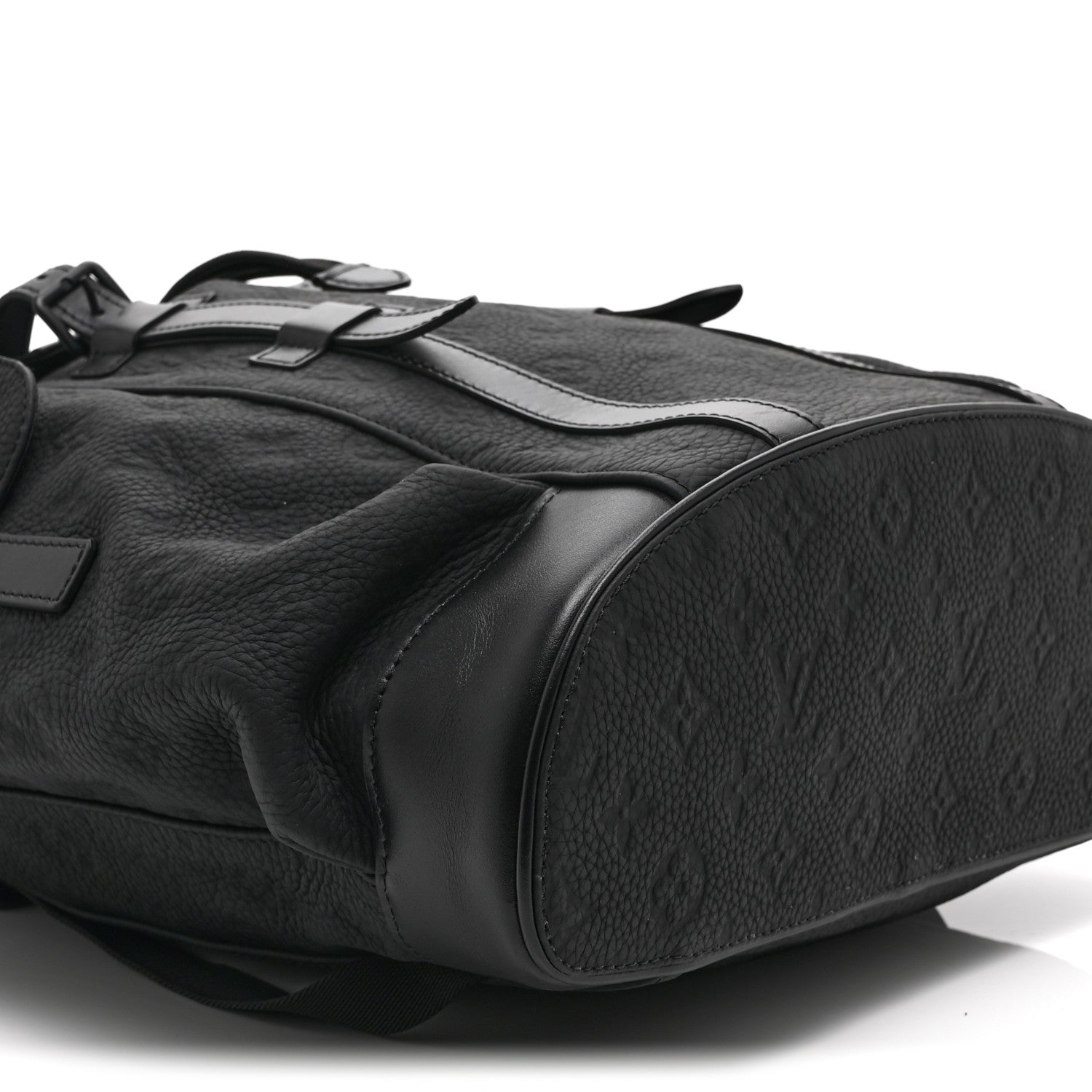 Taurillon Monogram Christopher MM Backpack Black
