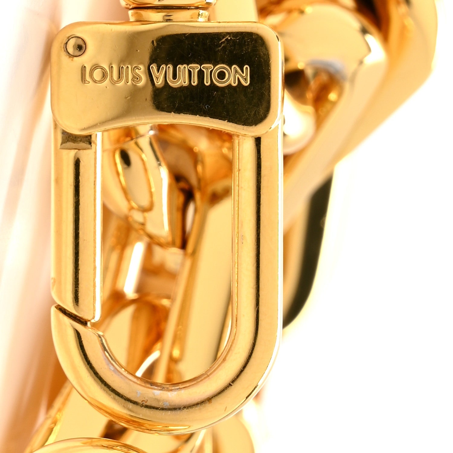 Metal Coussin MM Chain Strap Gold