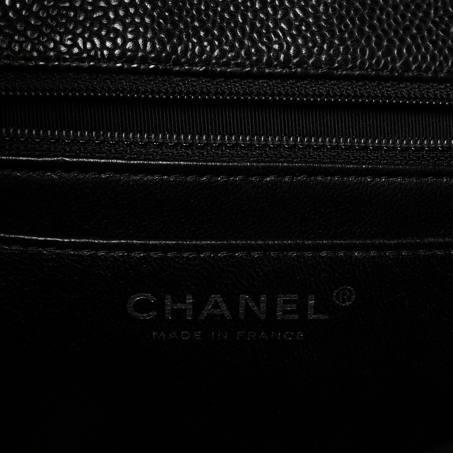Caviar Quilted Jumbo Single Flap Black