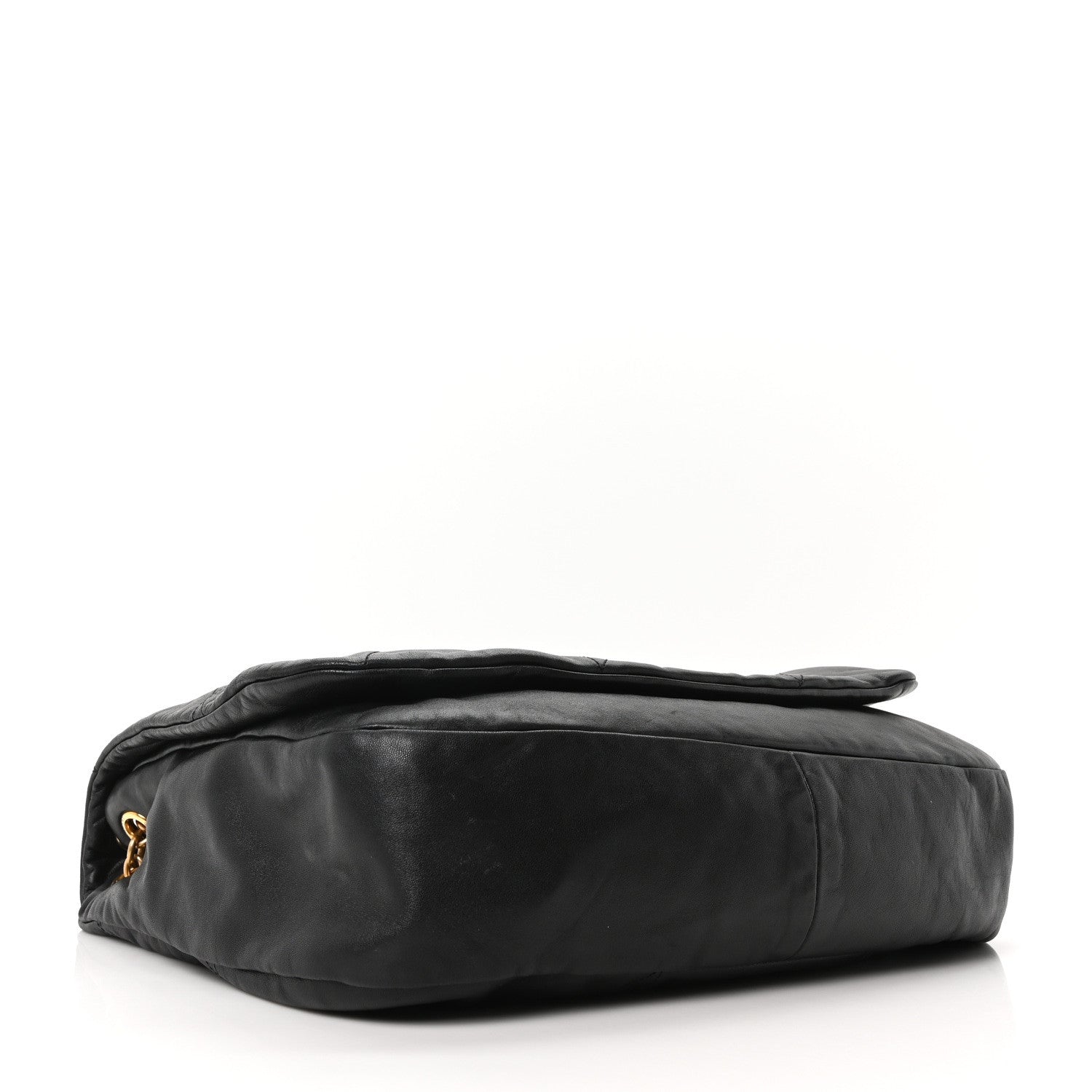 Lambskin Matelasse Monogram Large Jamie 4.3 Black