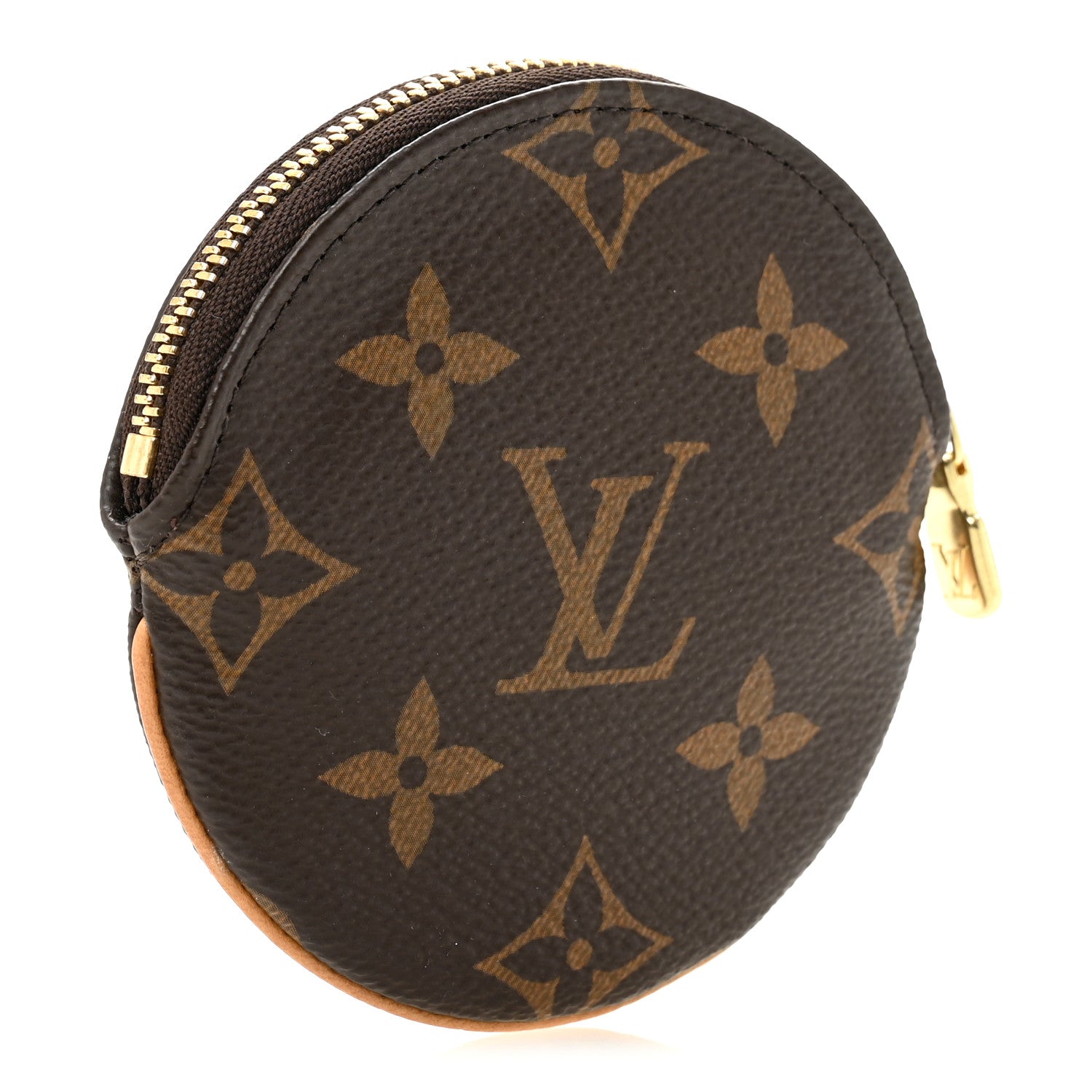 Monogram Round Coin Purse