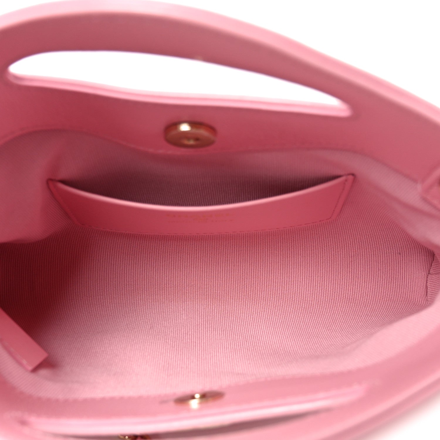 Shiny Lambskin Quilted Nano 31 Shopping Bag Pink